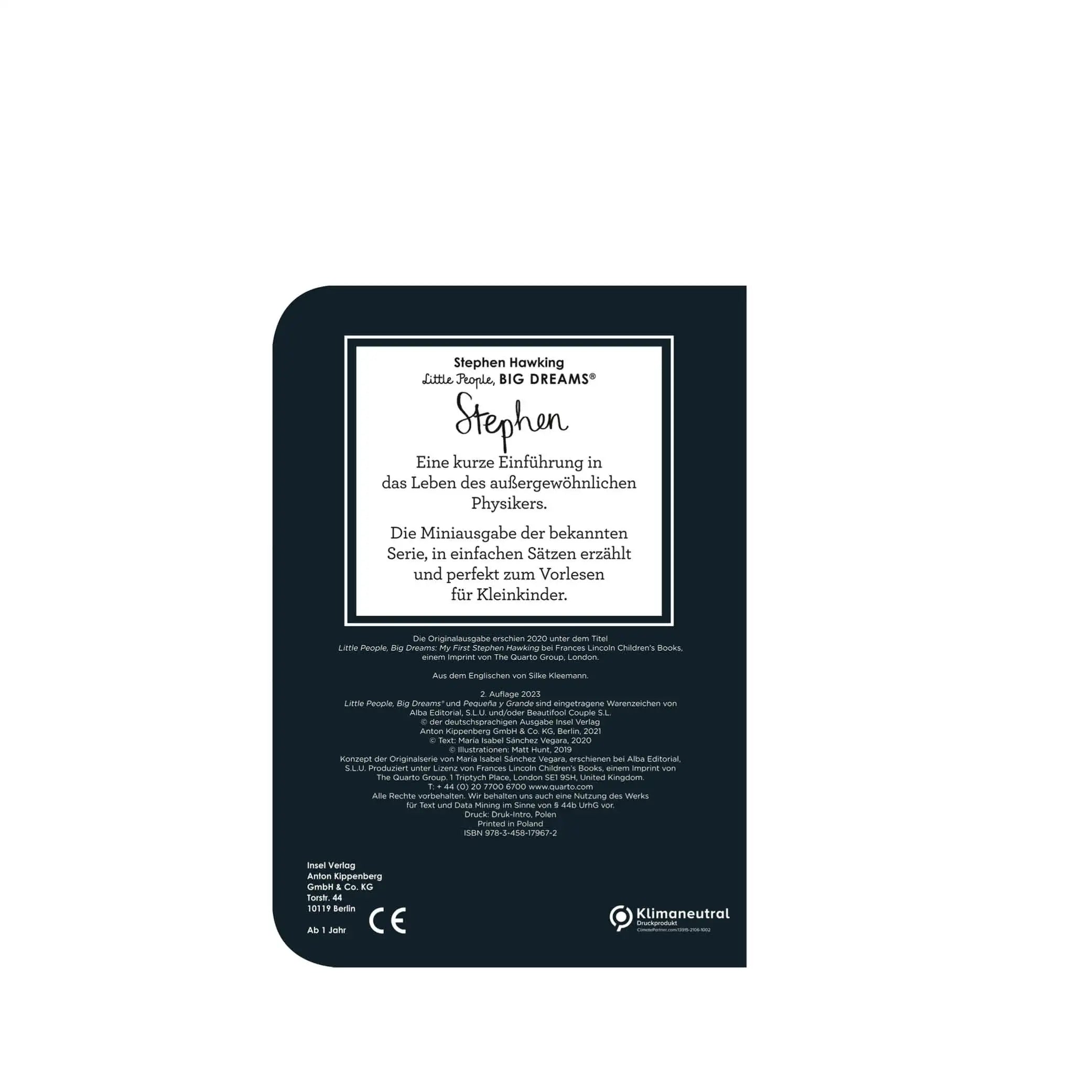 Little People, Big Dreams Mini – Stephen Hawking