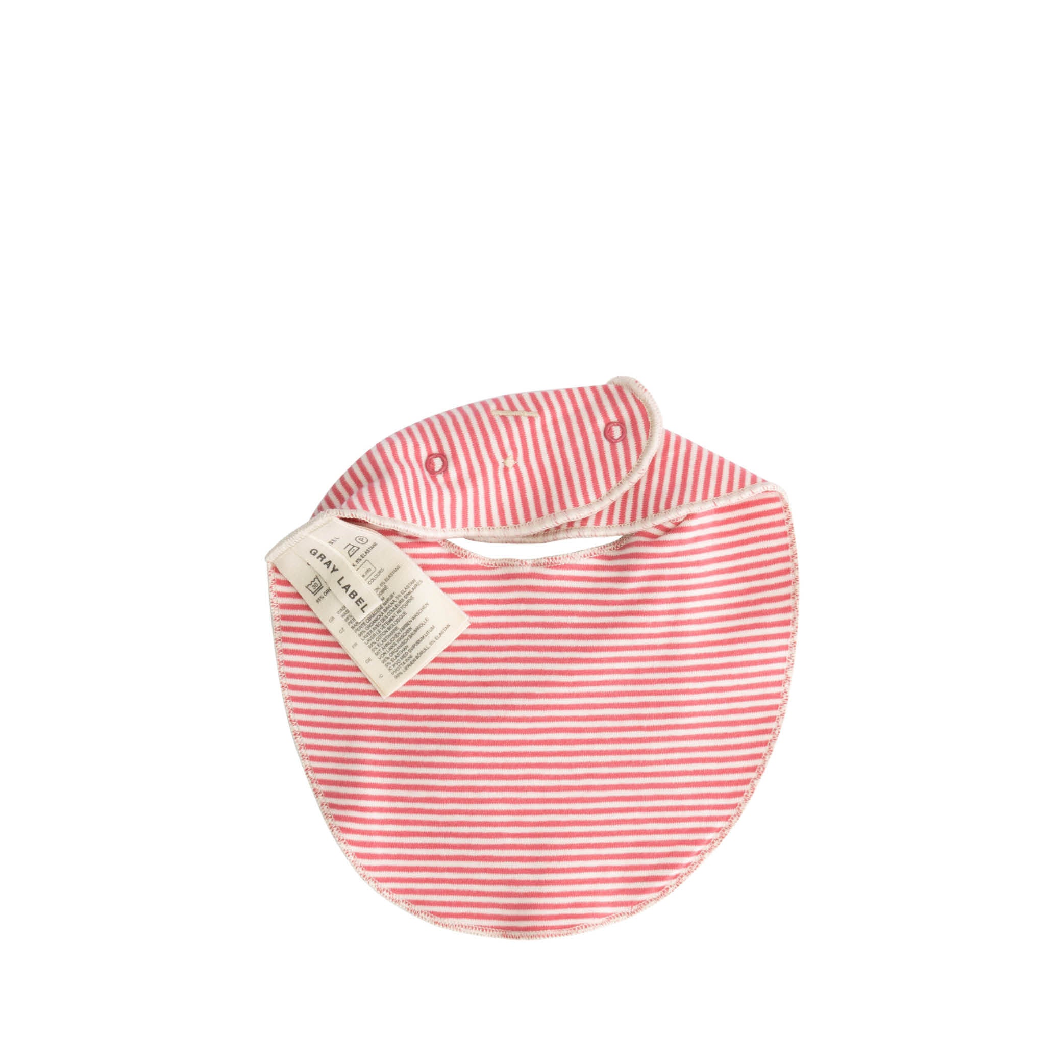 Baby Stofflätzchen in cherry/cream