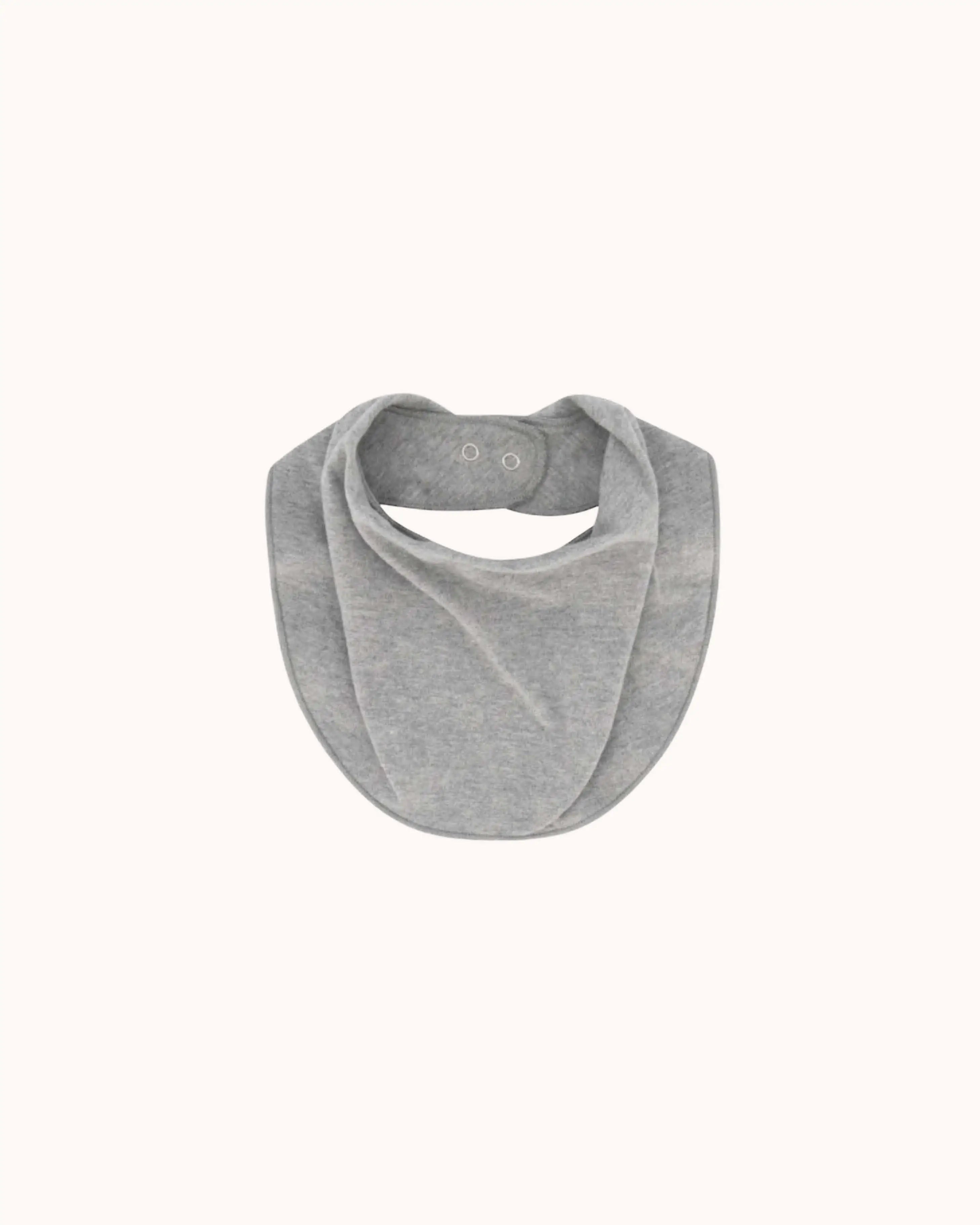 Baby Stofflätzchen in grey melange