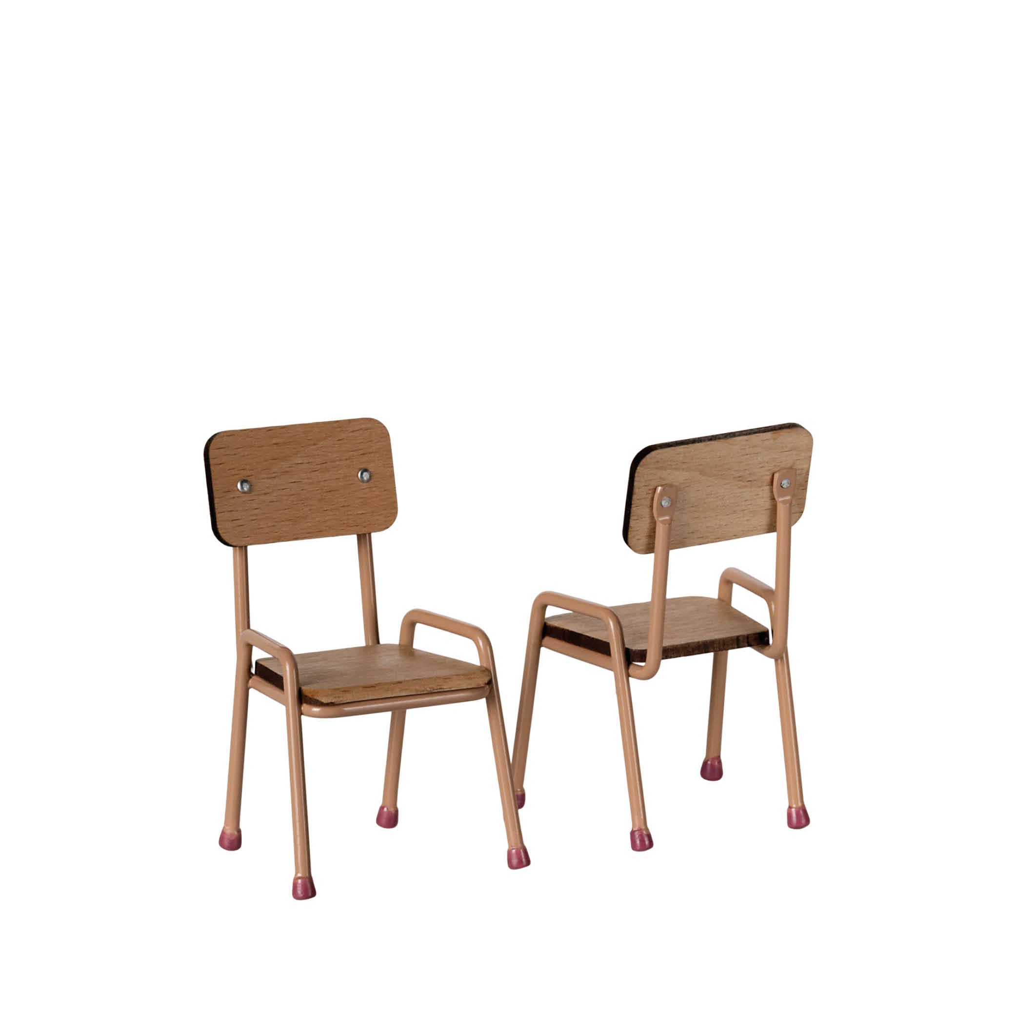 Mäuse Tisch & Stühle Set in dark powder