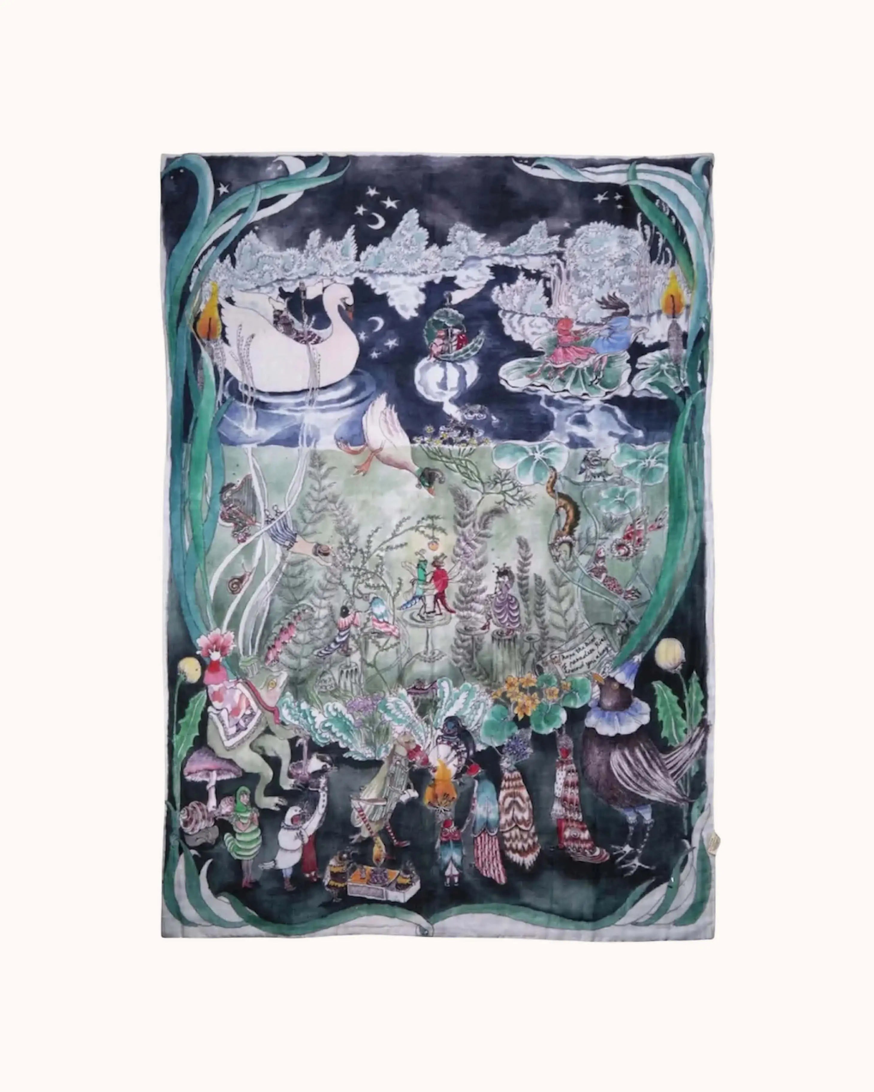 Reversible Baby Muslin The Pond Dance