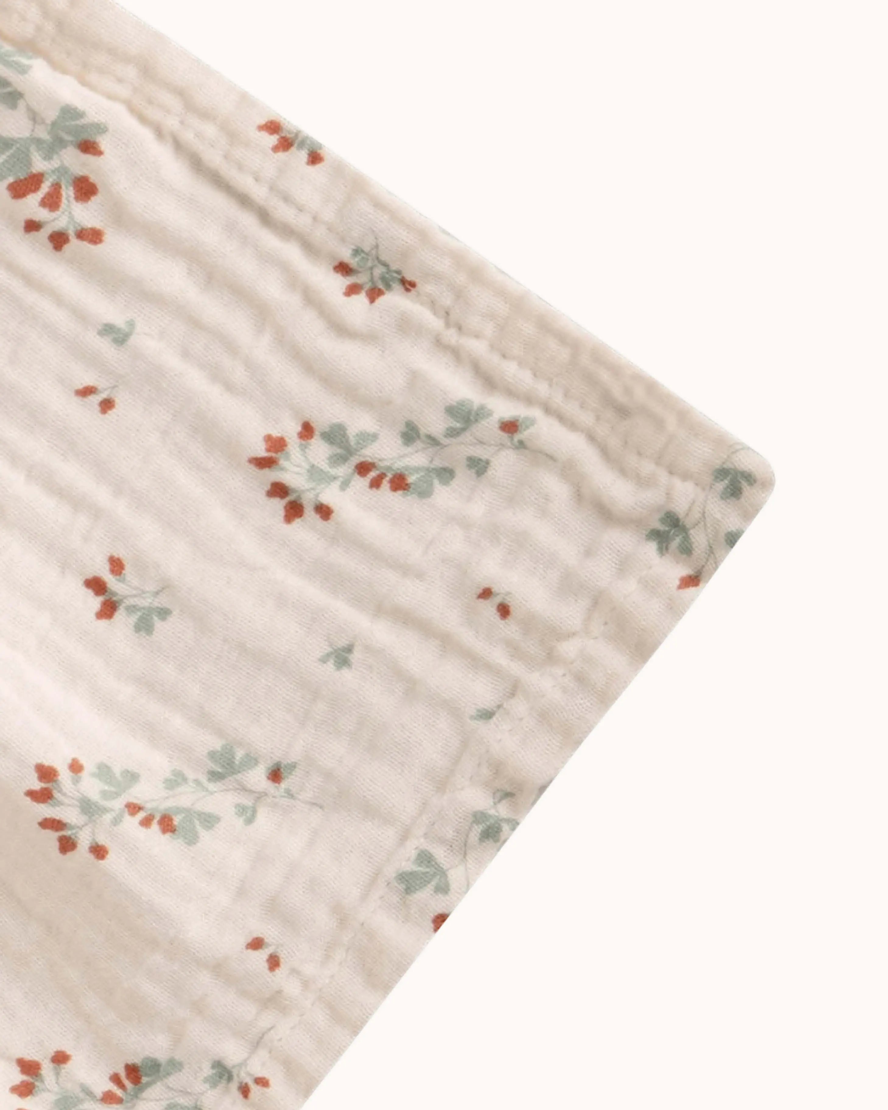 Muslin Swaddle Blanket in clover