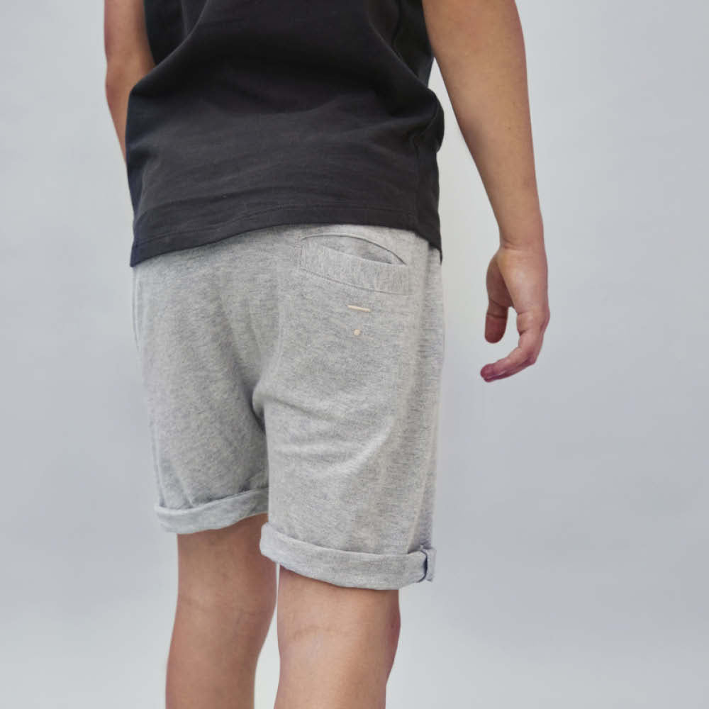 Sweatshorts in grey melange
