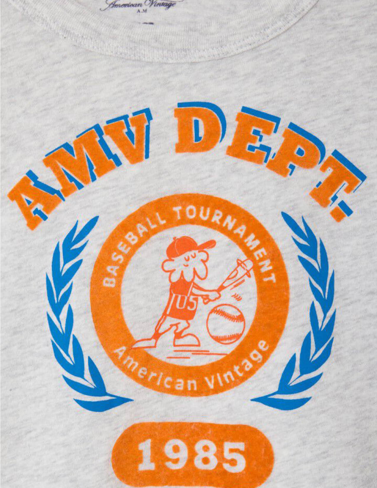 Kurzärmliges T-Shirt Gamipy in retro polar melange