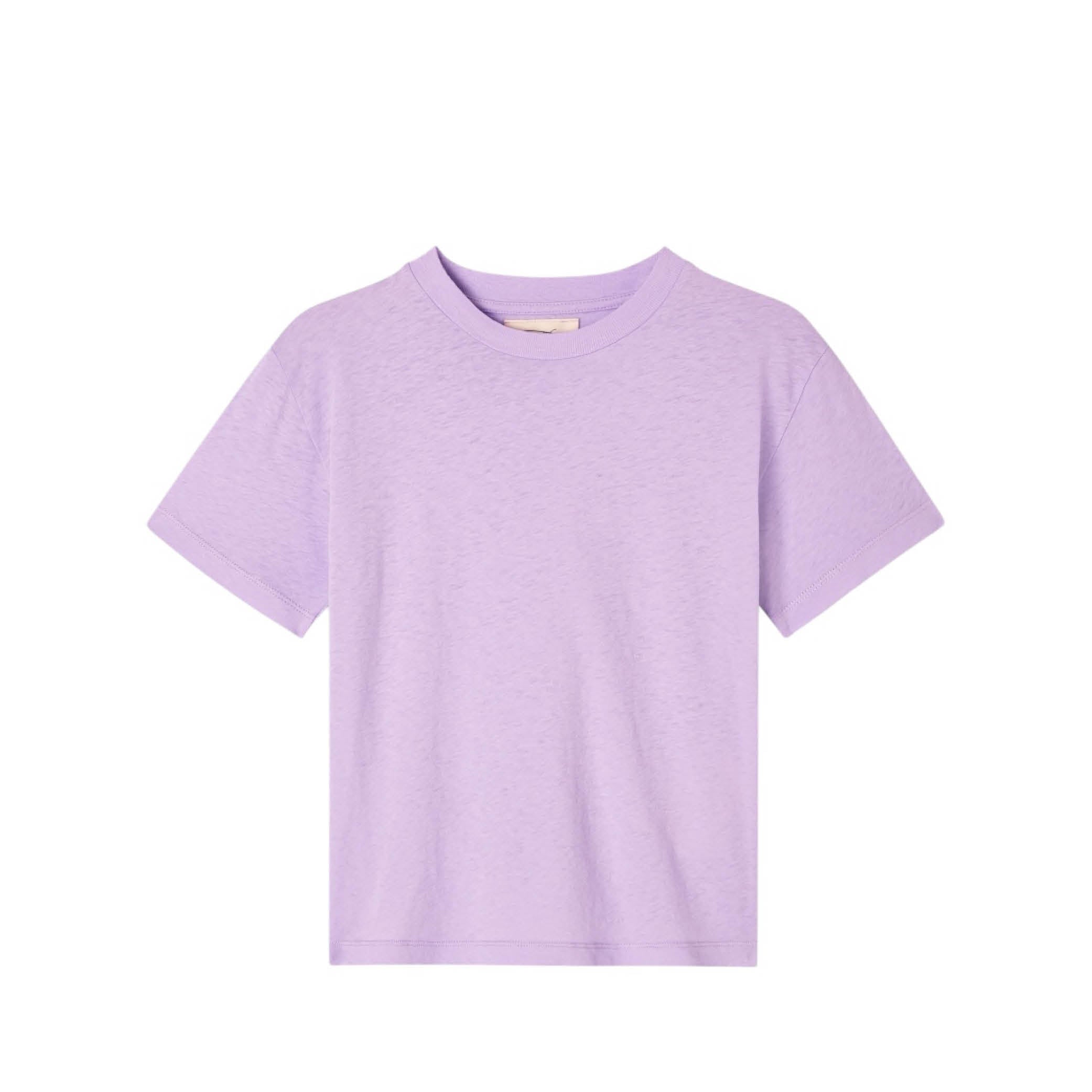 Kurzärmliges T-Shirt Gamipy in parme vintage