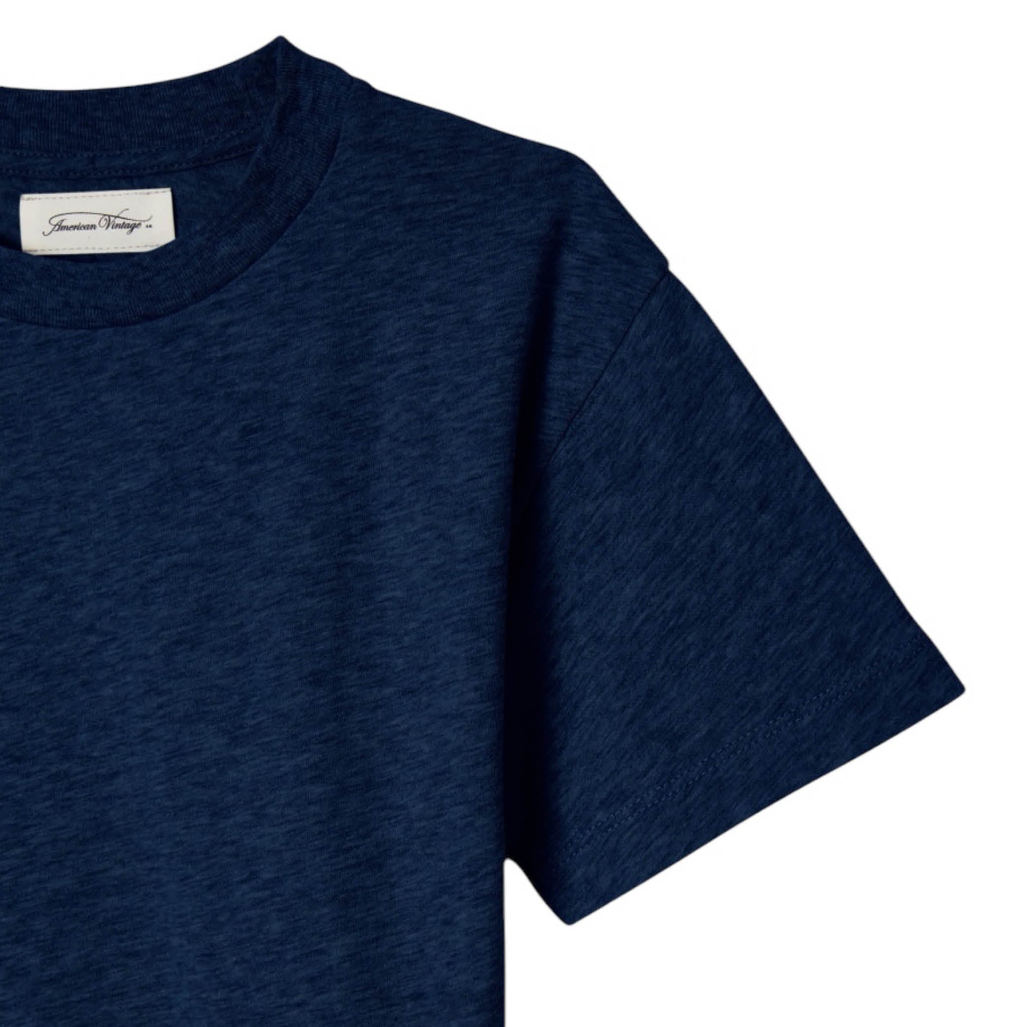 Kurzärmliges T-Shirt Gamipy in vintage navy