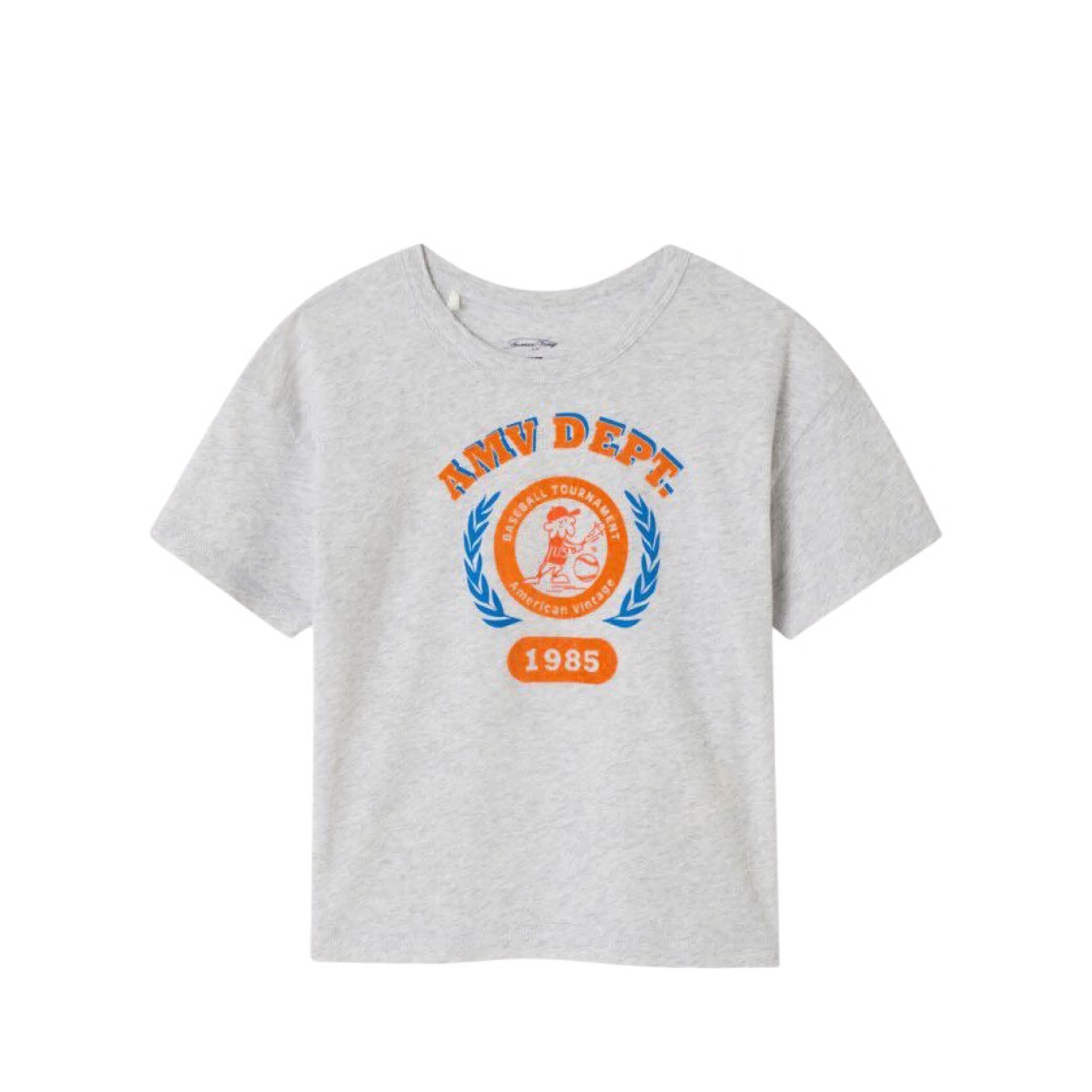 Kurzärmliges T-Shirt Gamipy in retro polar melange