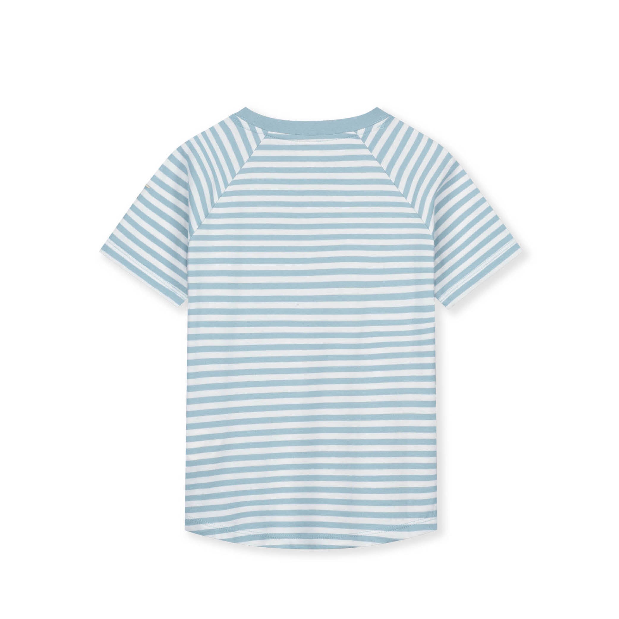 Kurzärmliges T-Shirt in sky/off-white