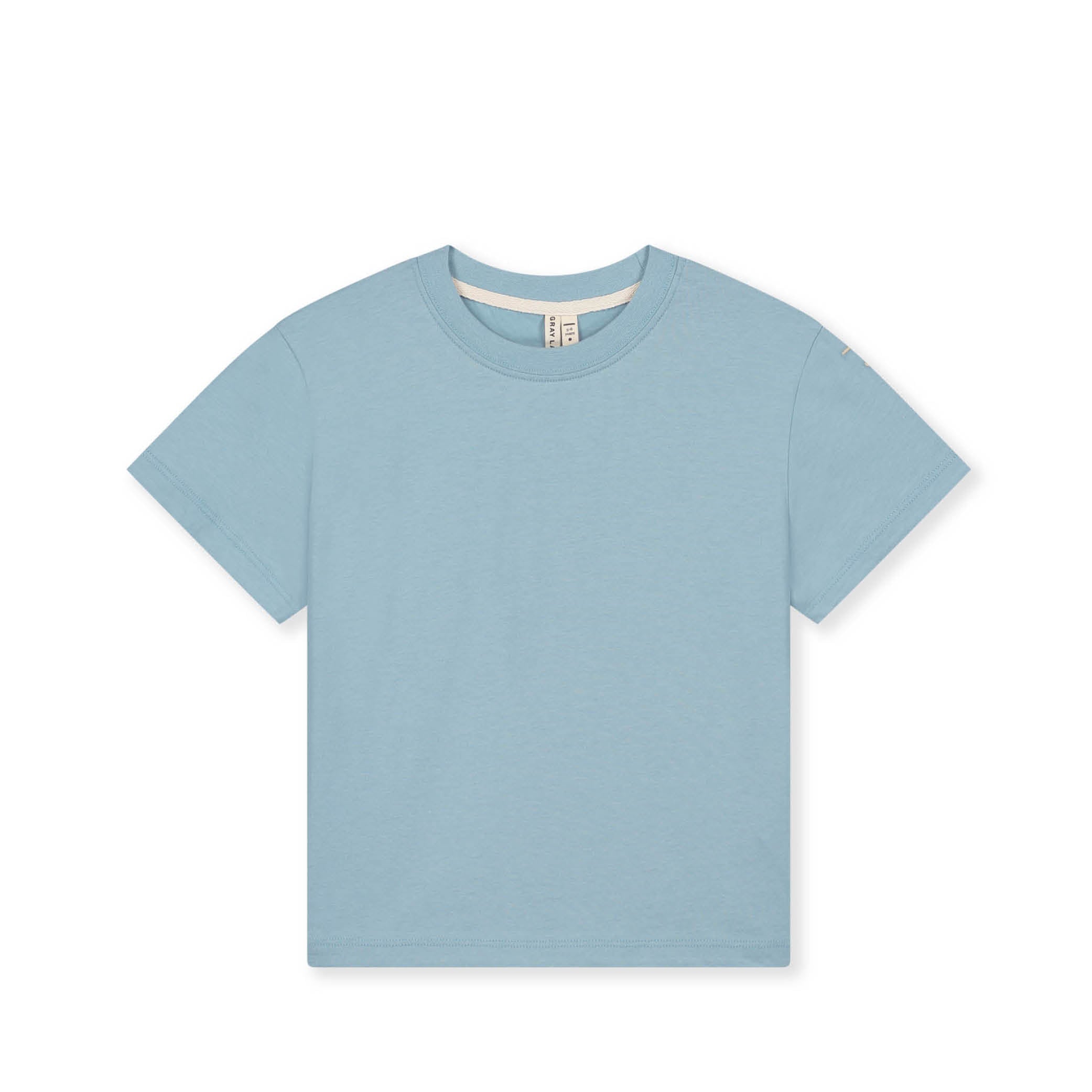 Kurzärmliges oversized T-Shirt in sky