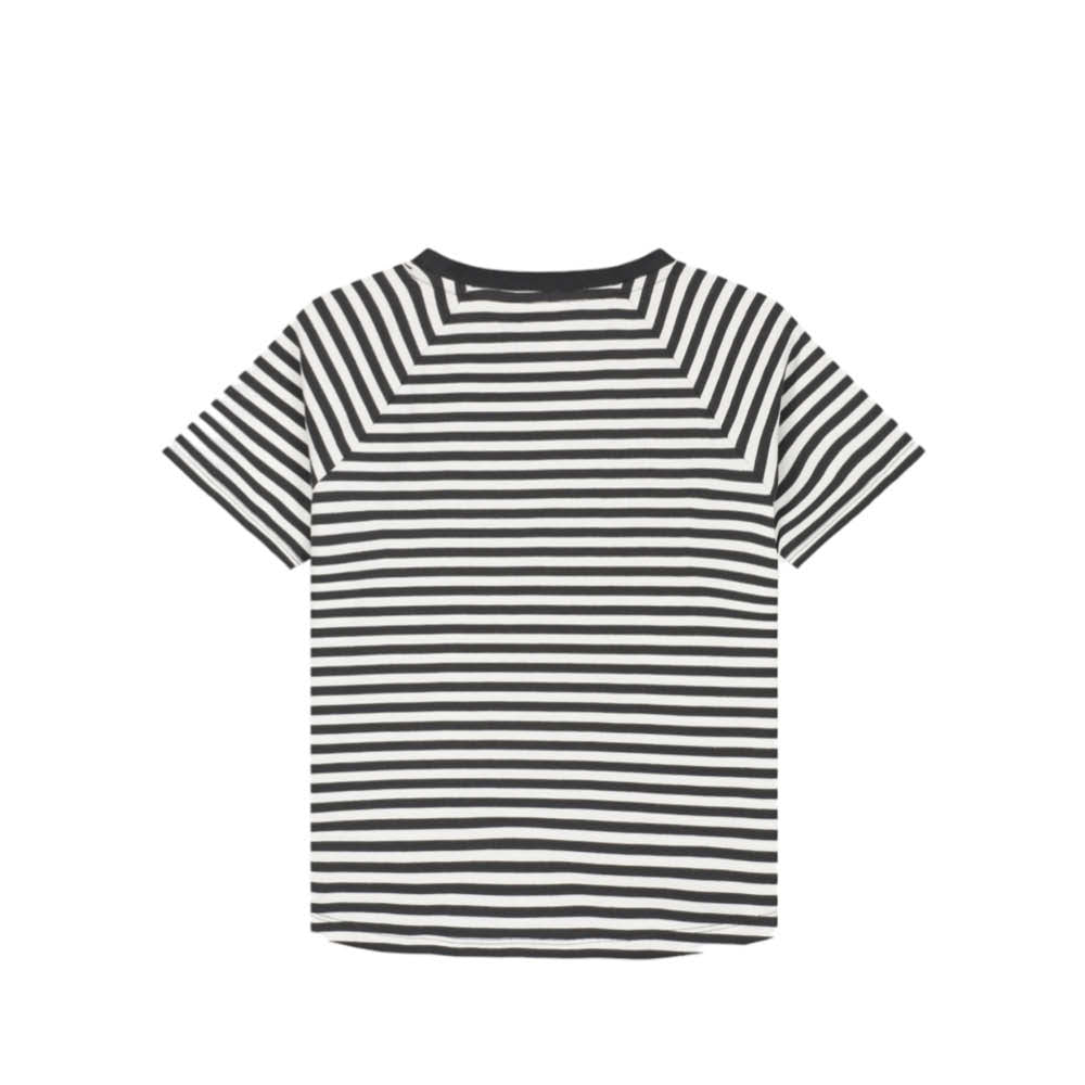 Kurzärmliges T-Shirt in nearly black/off-white