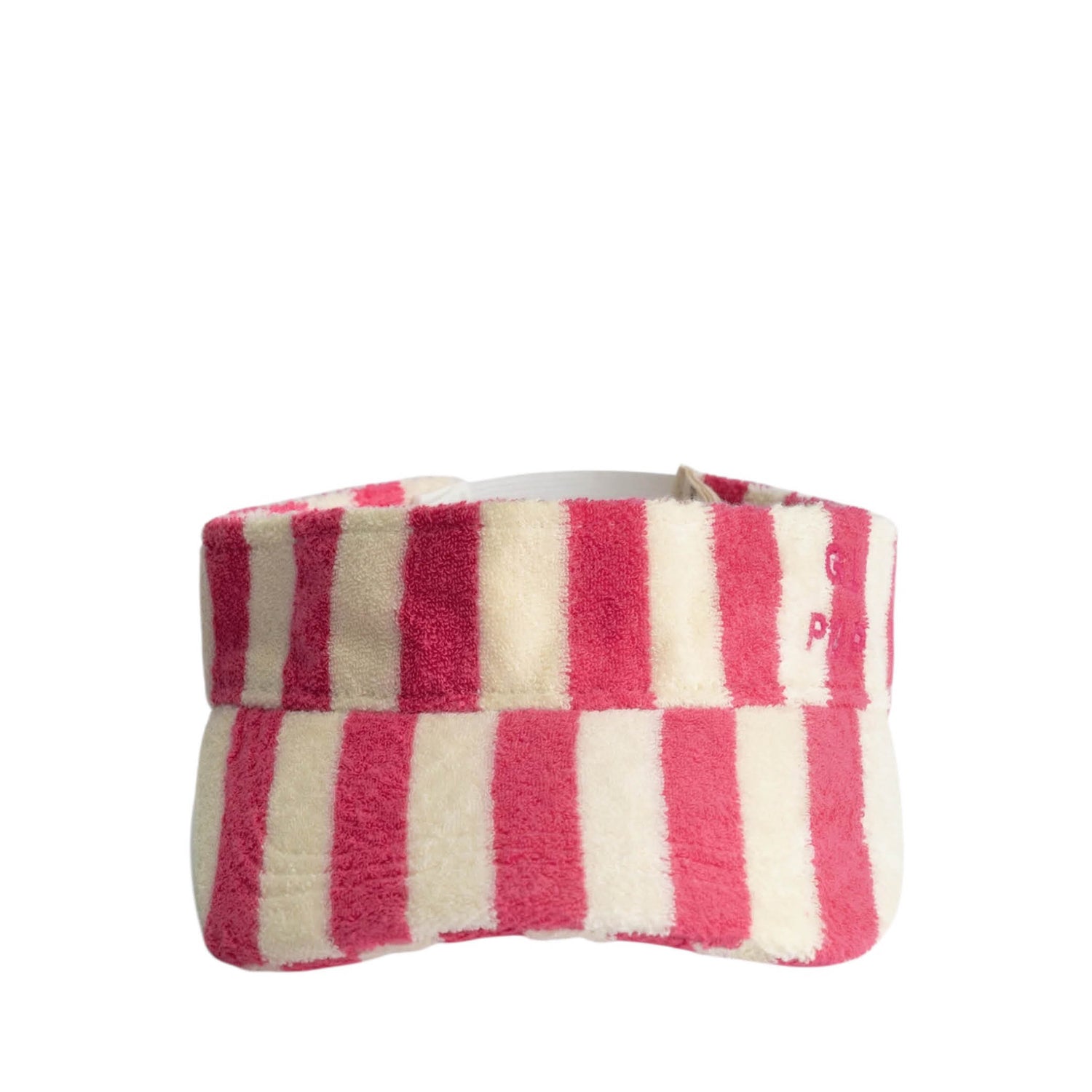 POP Terry Cap in cherry/cream