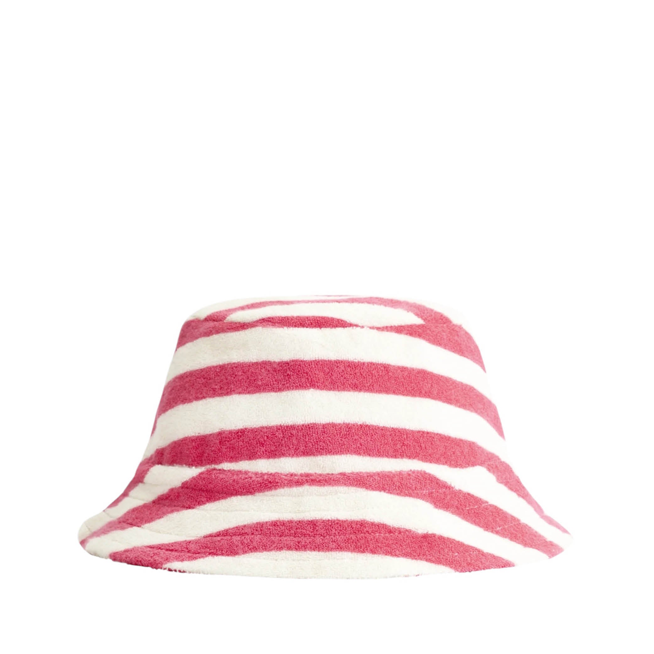 POP Terry Sun Hat in cherry/cream