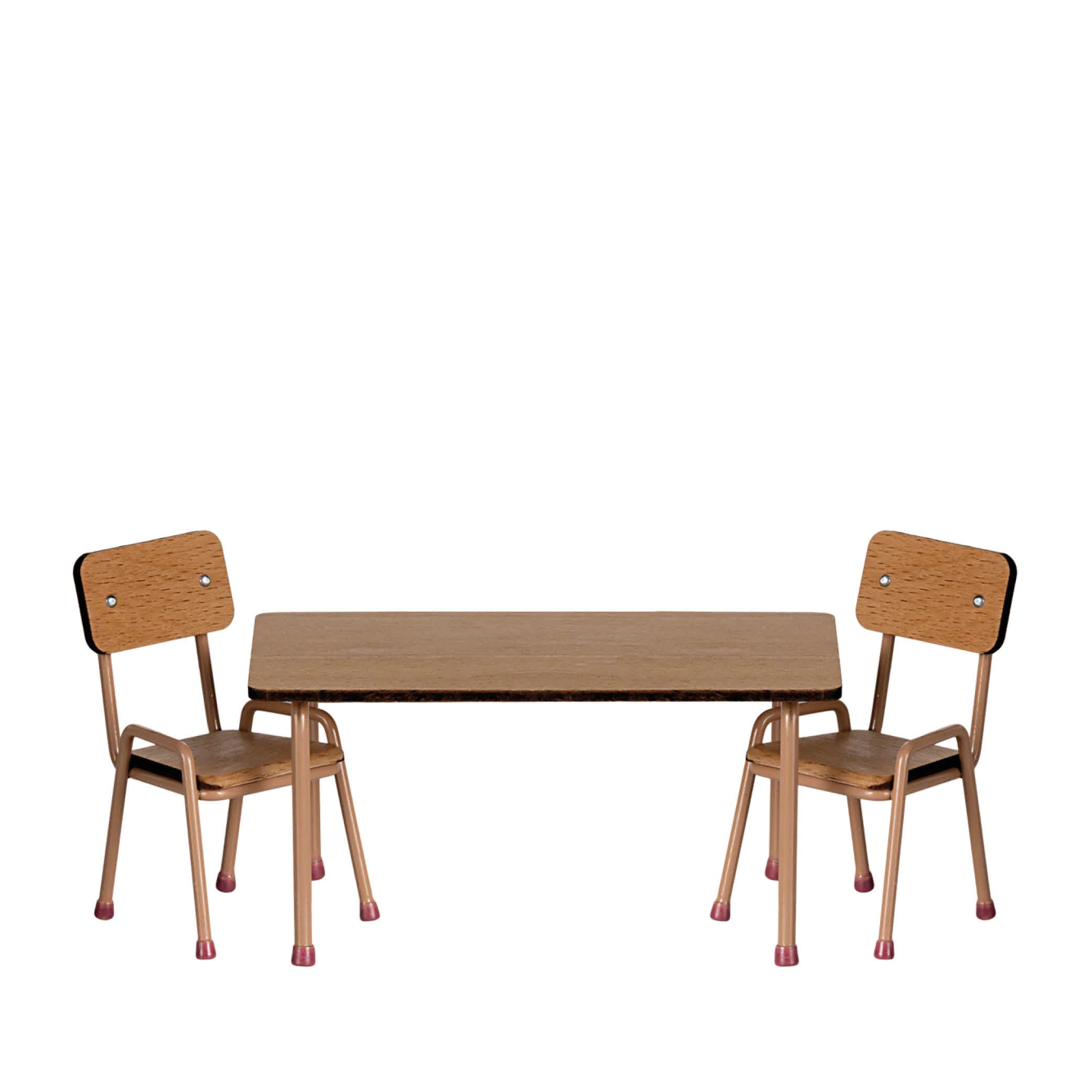 Mäuse Tisch & Stühle Set in dark powder