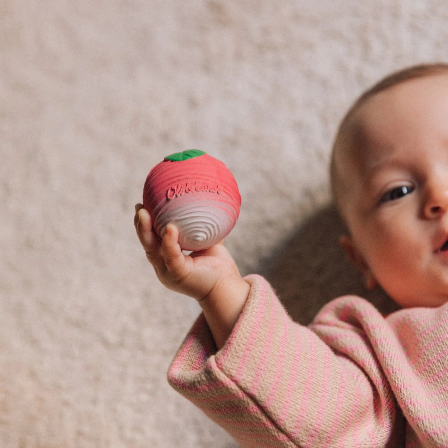 Sensorische Babybälle Gemüsesalat