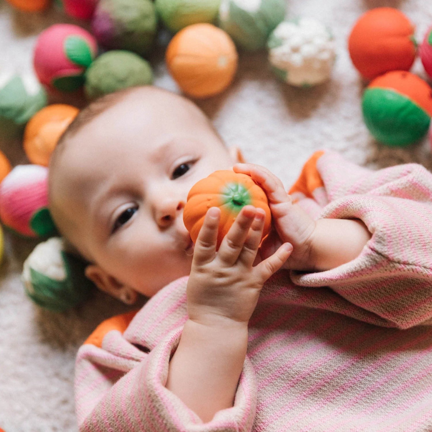 Sensory Baby Balls Veggie Soup