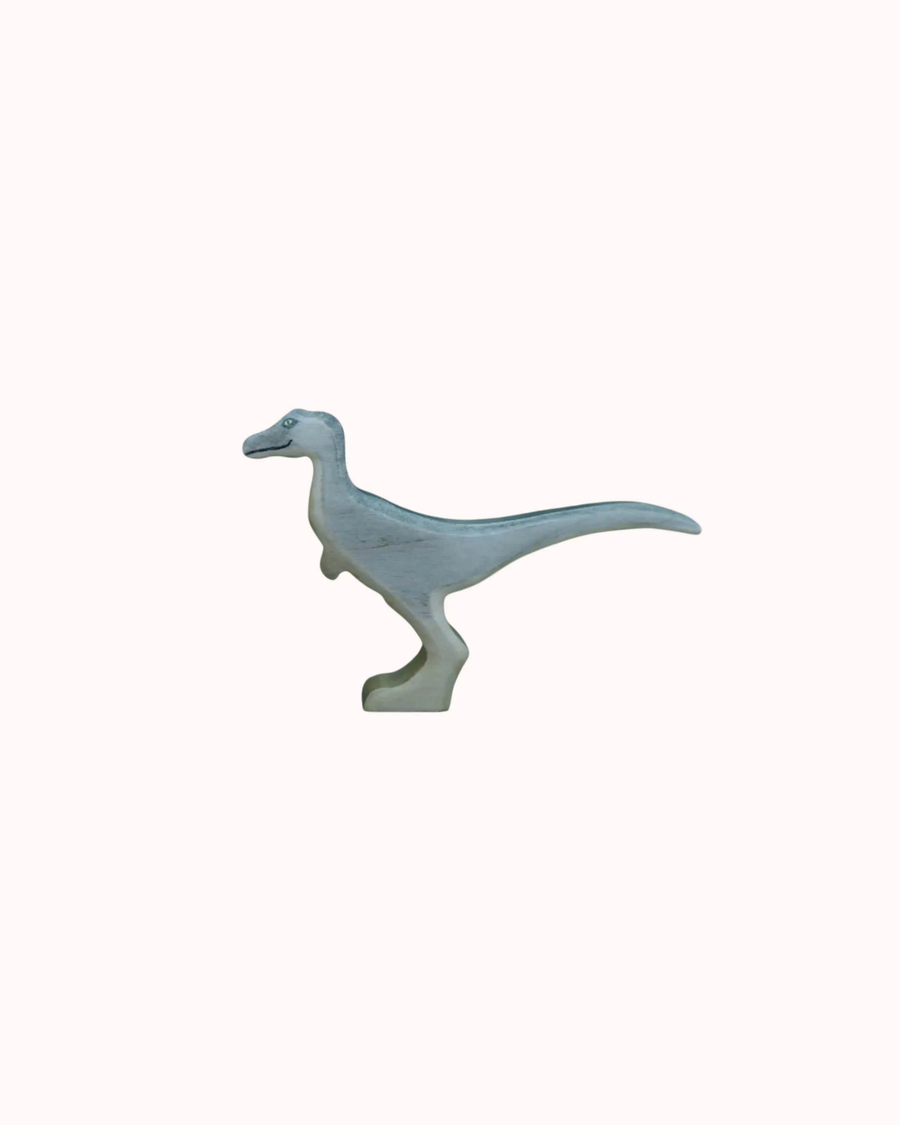 Wooden Figure Velociraptor