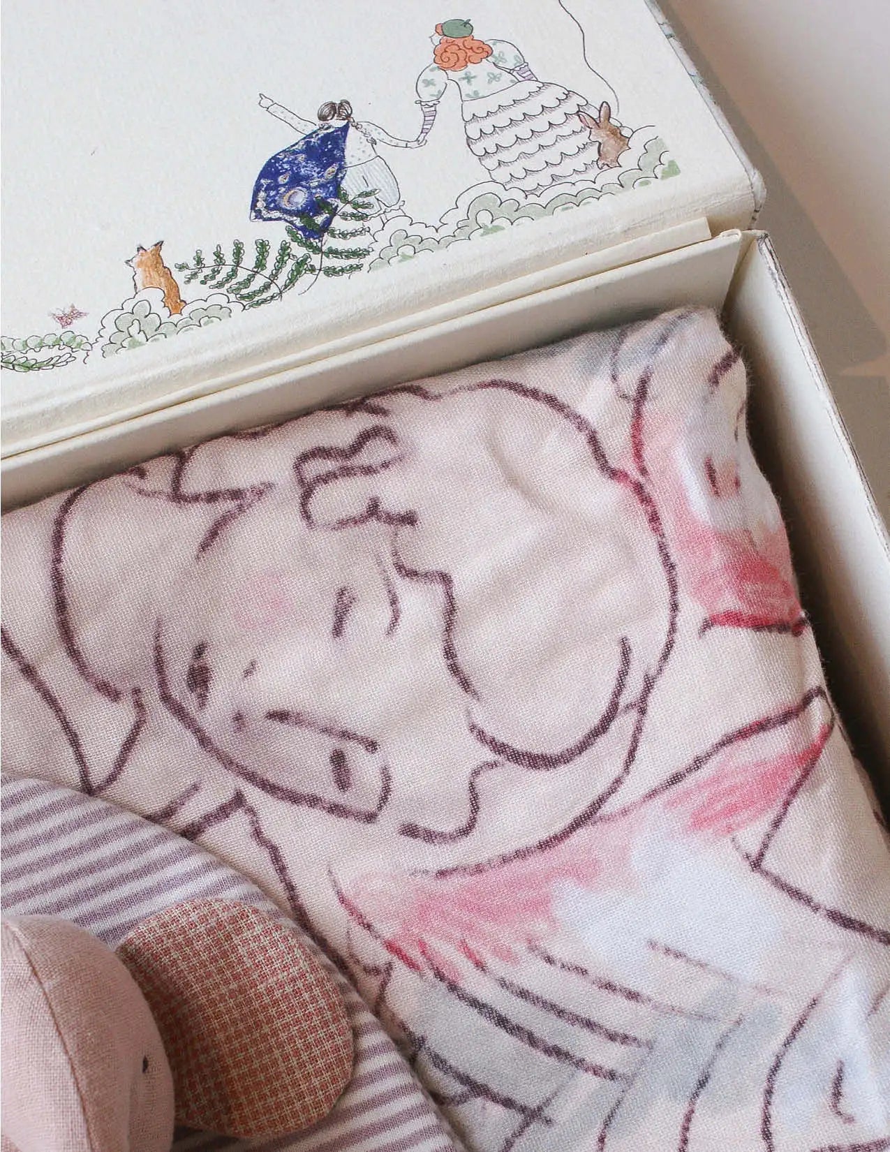 Baby Muslin Winter Birds