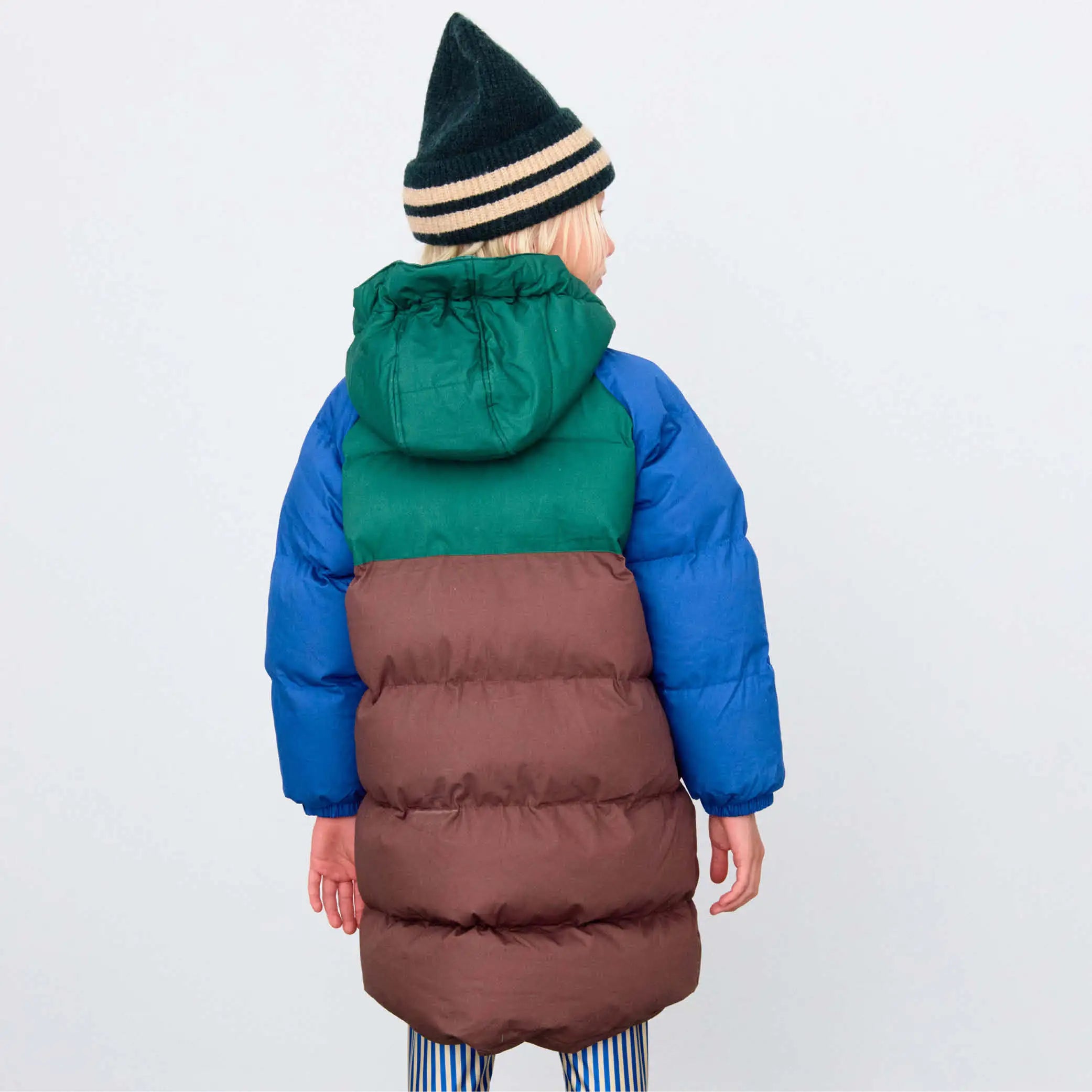 Padded Coat Colour Block