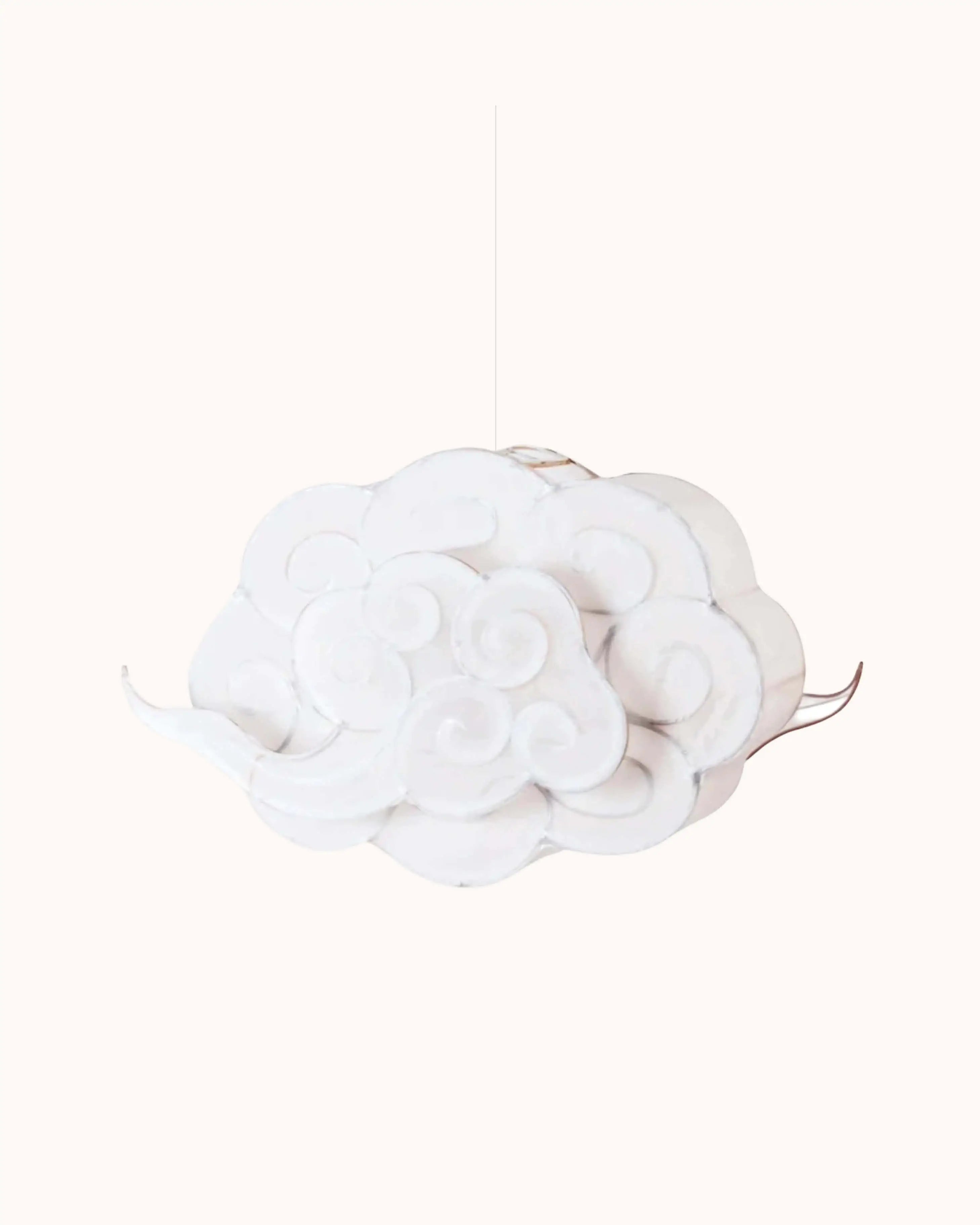 Wolkenlampe in weiß