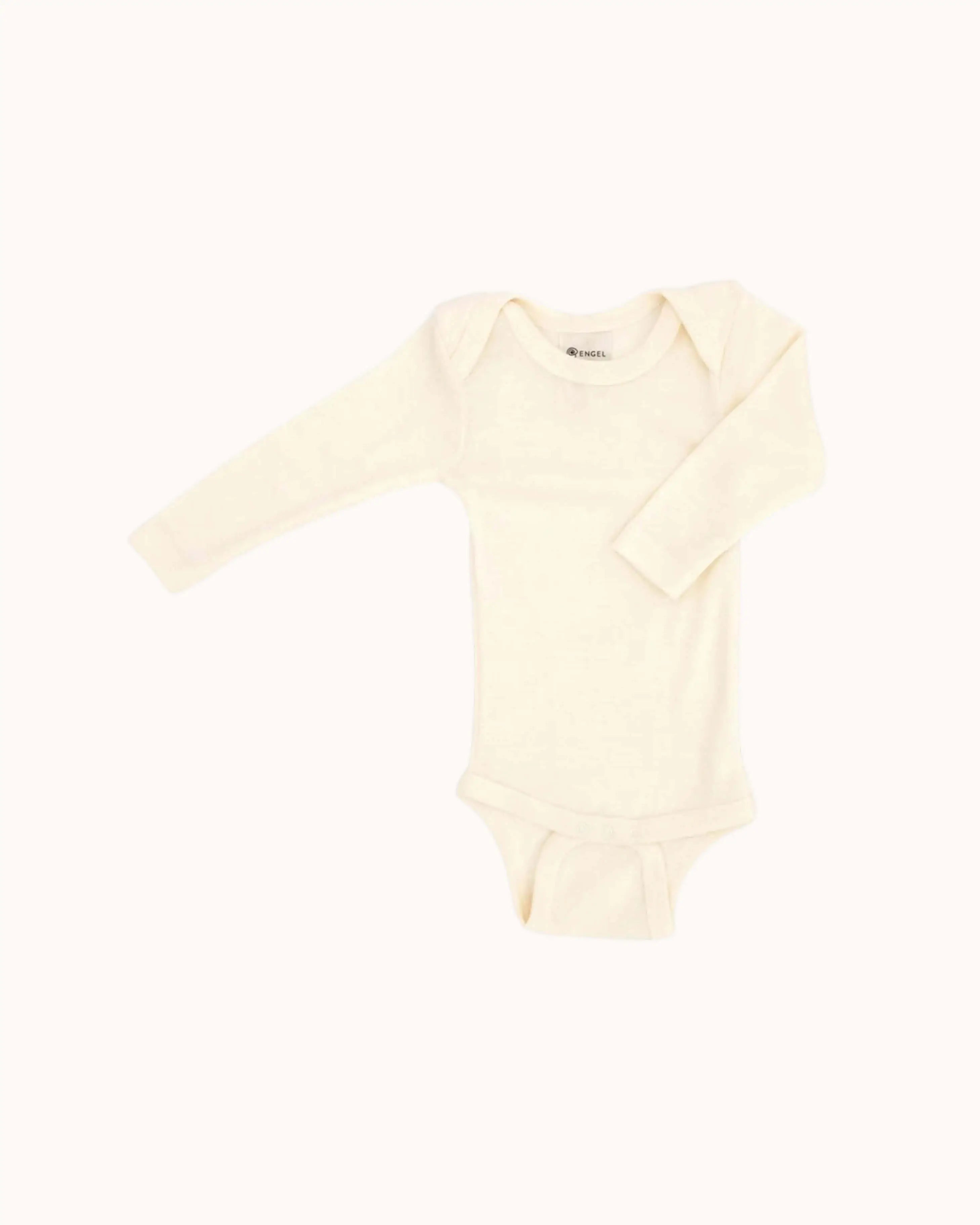 Langärmliger Body aus Wolle/Seide