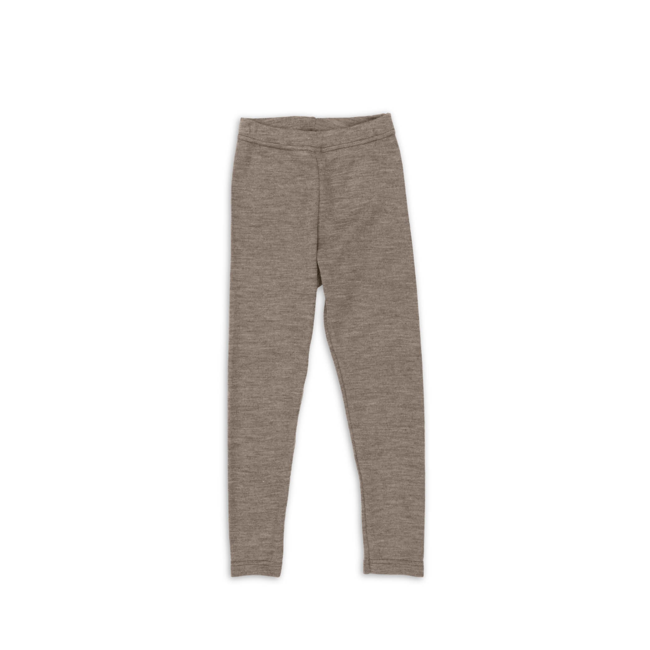 Kinder Leggings aus Wolle Seide in walnuss melange von Engel Natur
