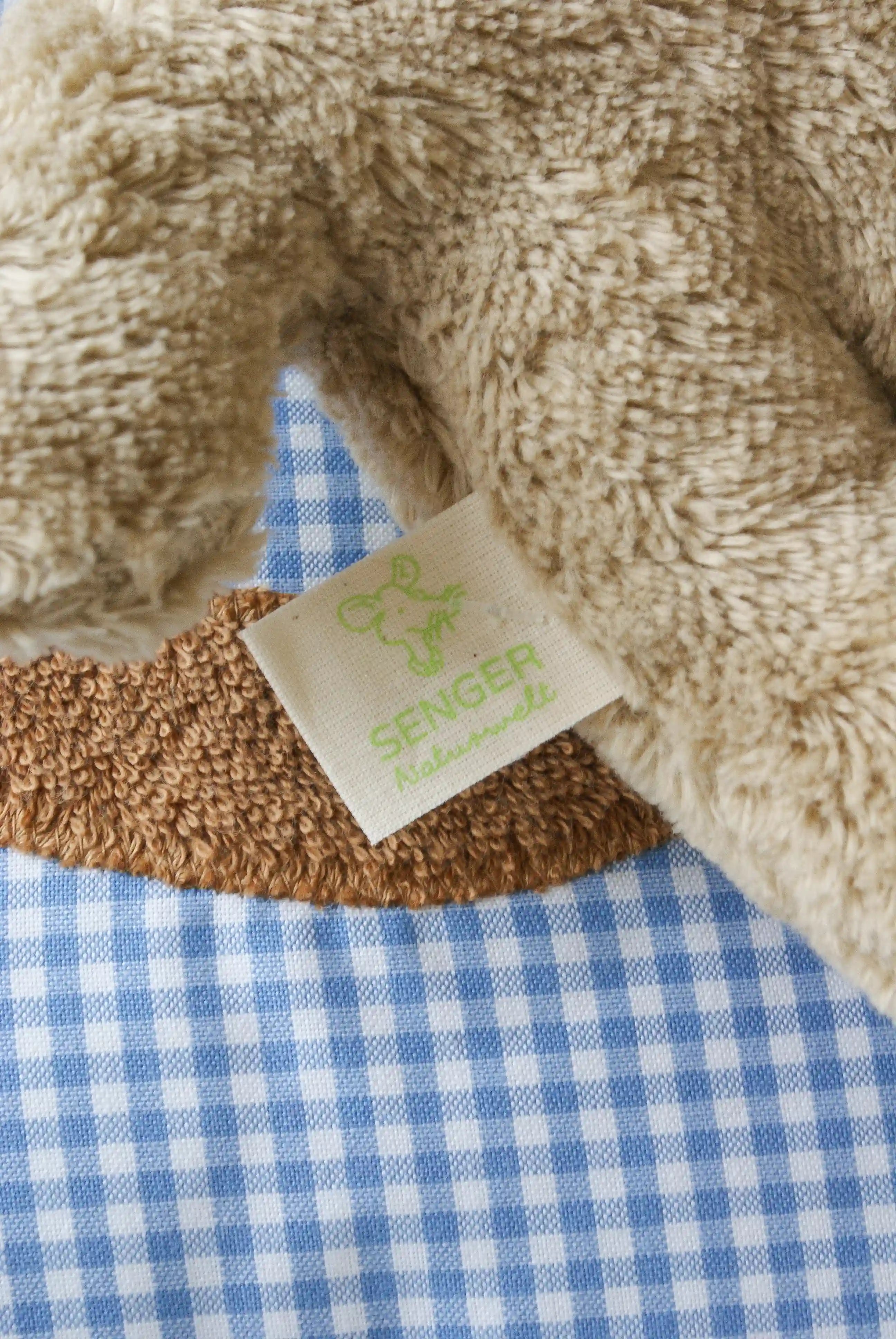 Baby Bär Kuscheltier in beige