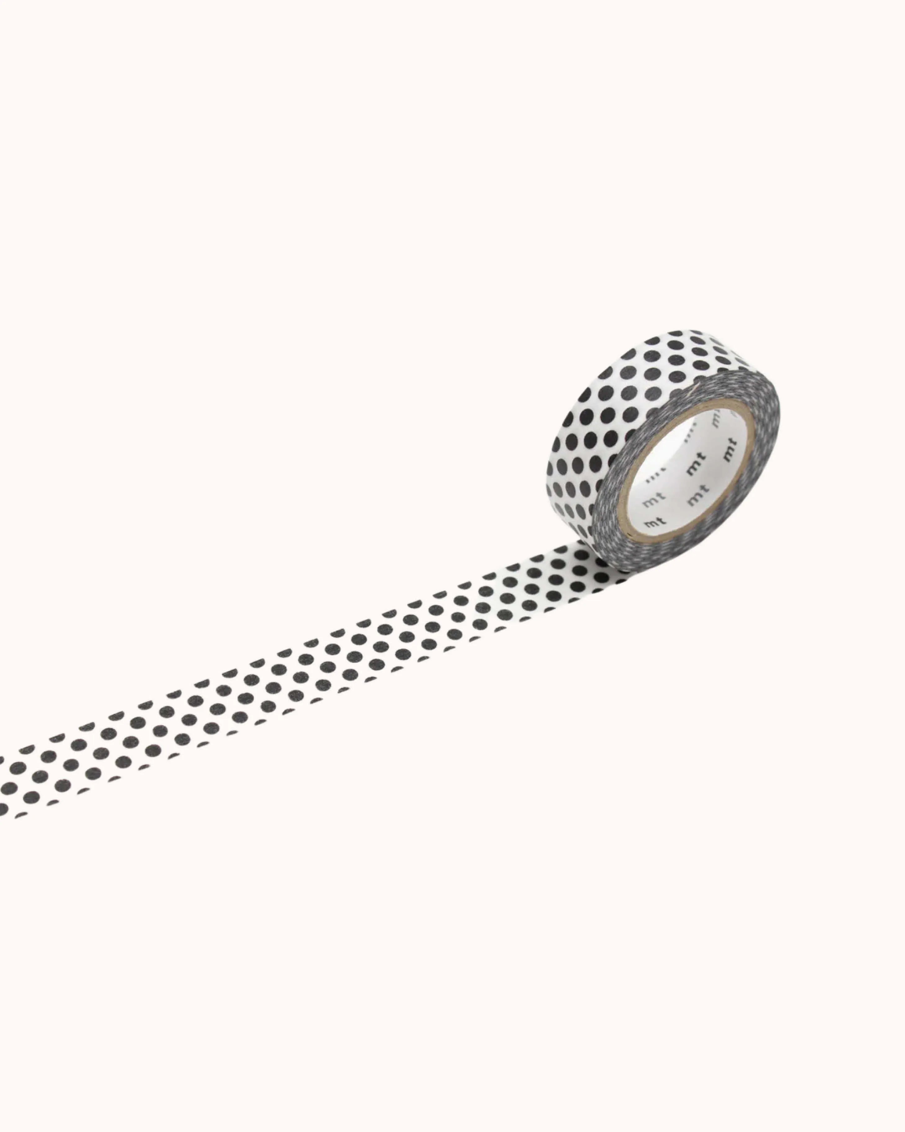 Washi Tape Dot Black