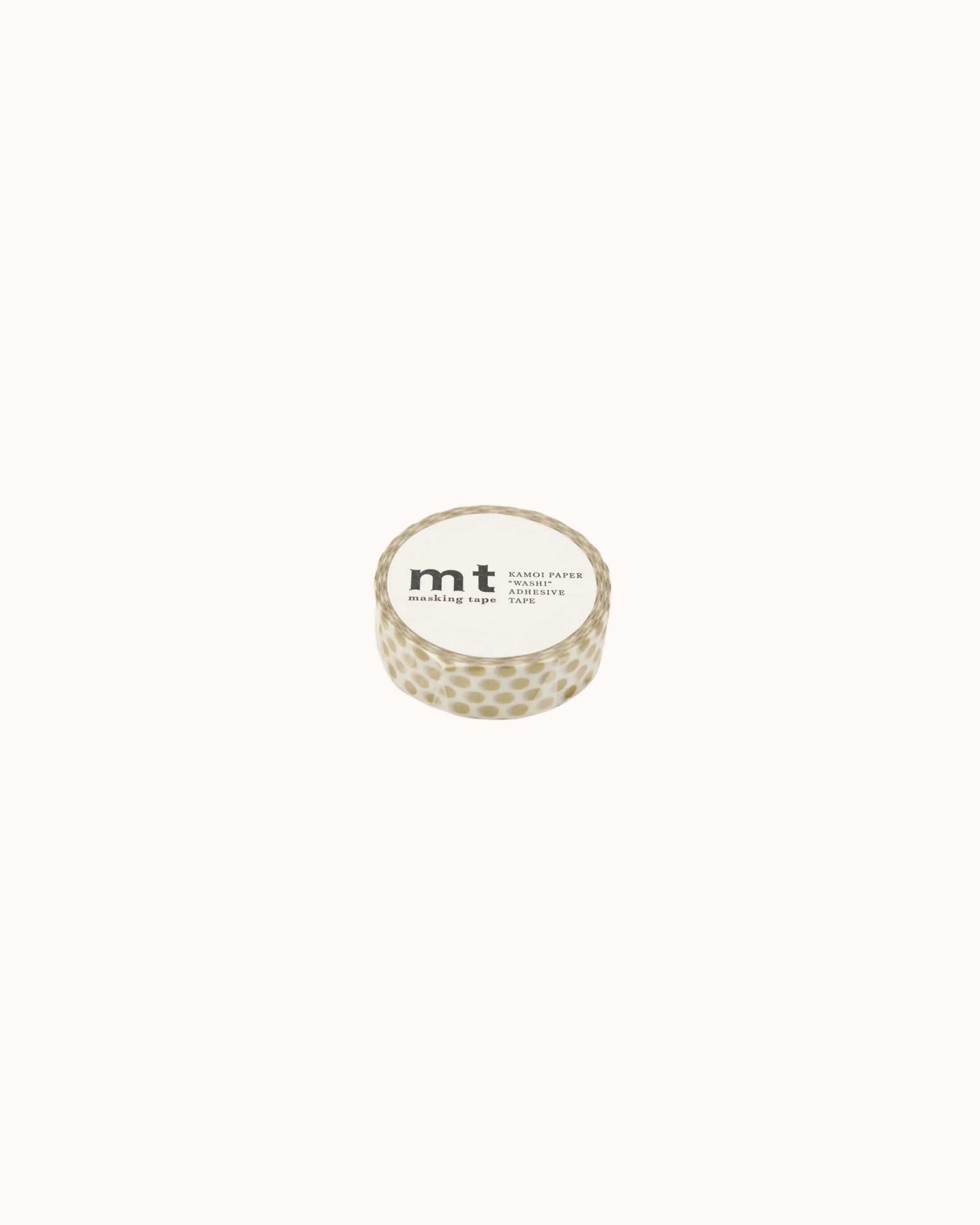 Washi Tape Dot Gold