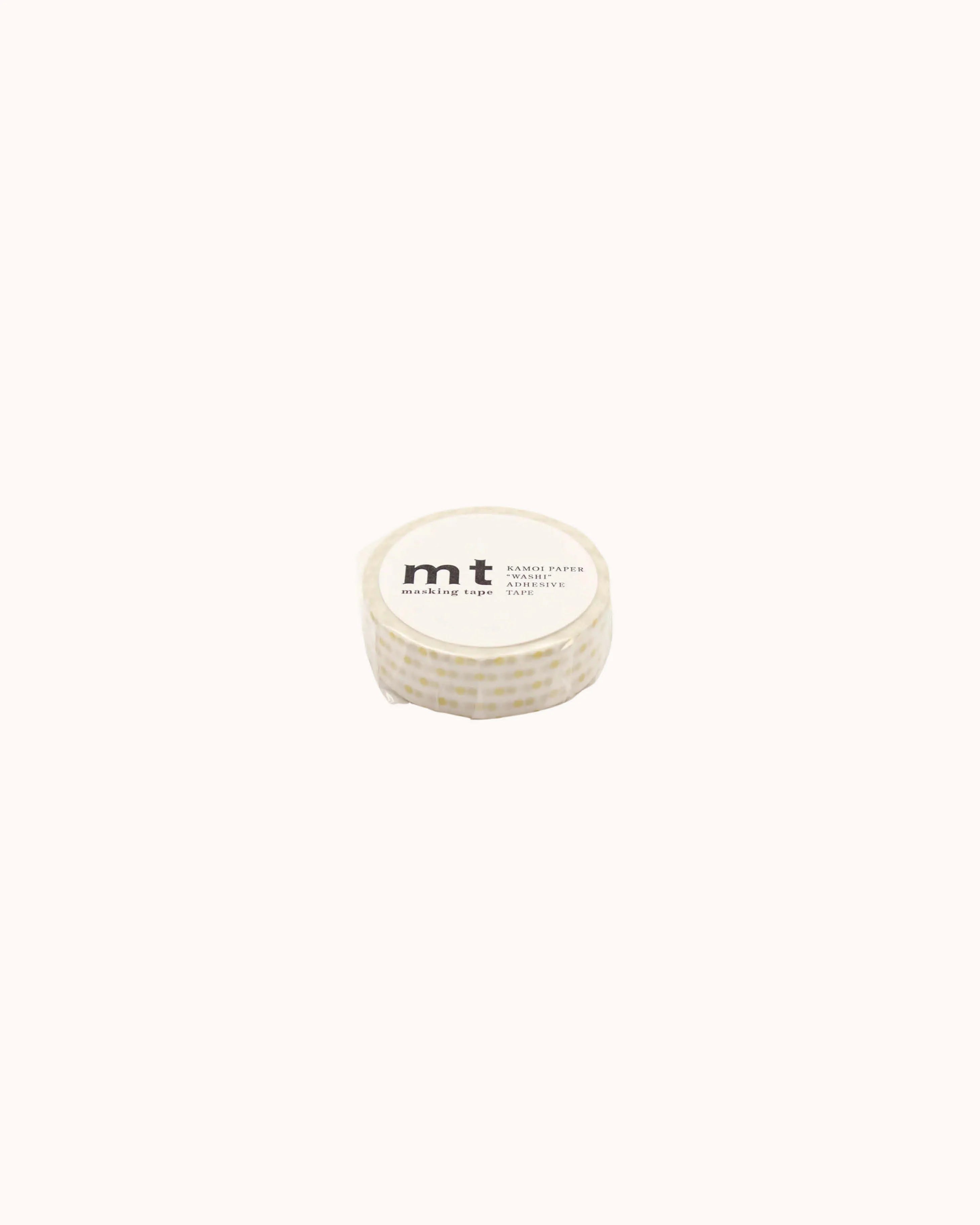 Washi Tape Mini Dot Gold