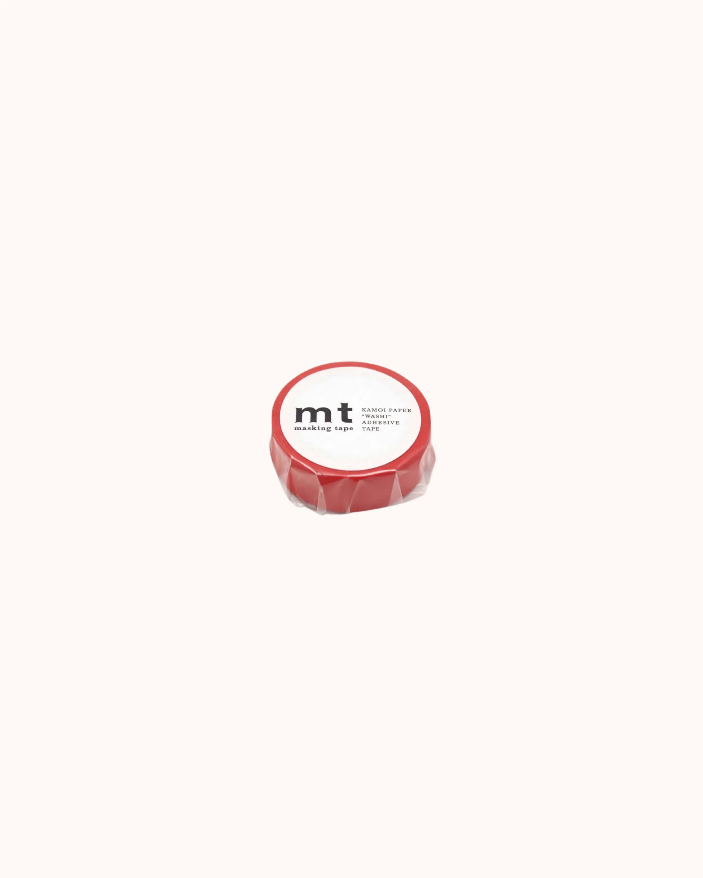 Washi Tape Matte Red