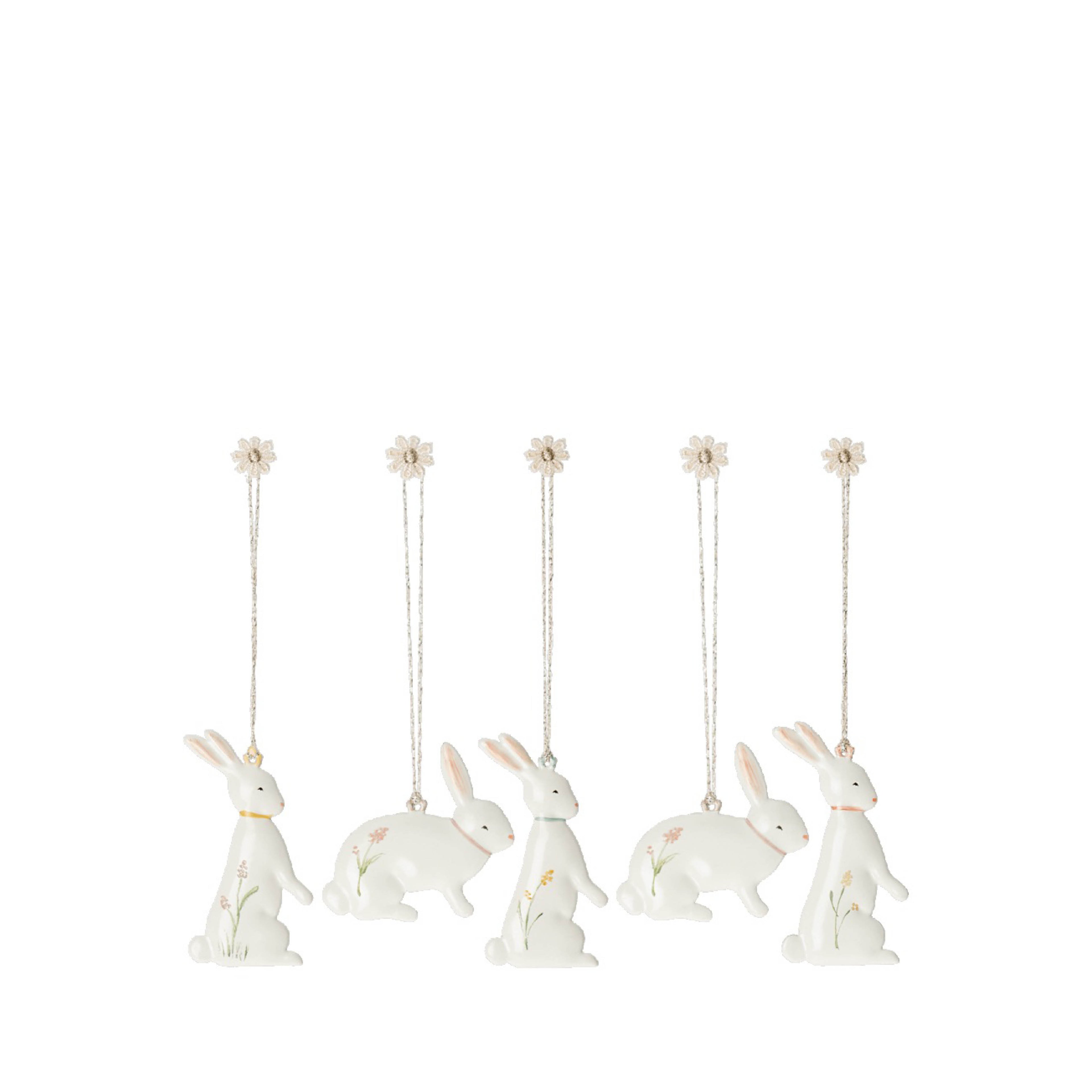 Osterhasen Ornamente Set