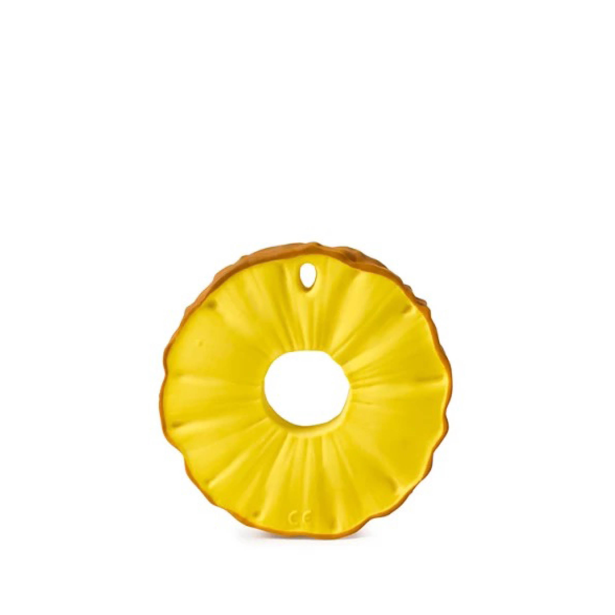 Baby Beißring Teether Oli & Carol Pineapple die Ananas aus Naturkautschuk und von Hand bemalt mit speiseechten Farben - 100% natürlich von Oli und Carol bei kinder und konsorten Düsseldorf