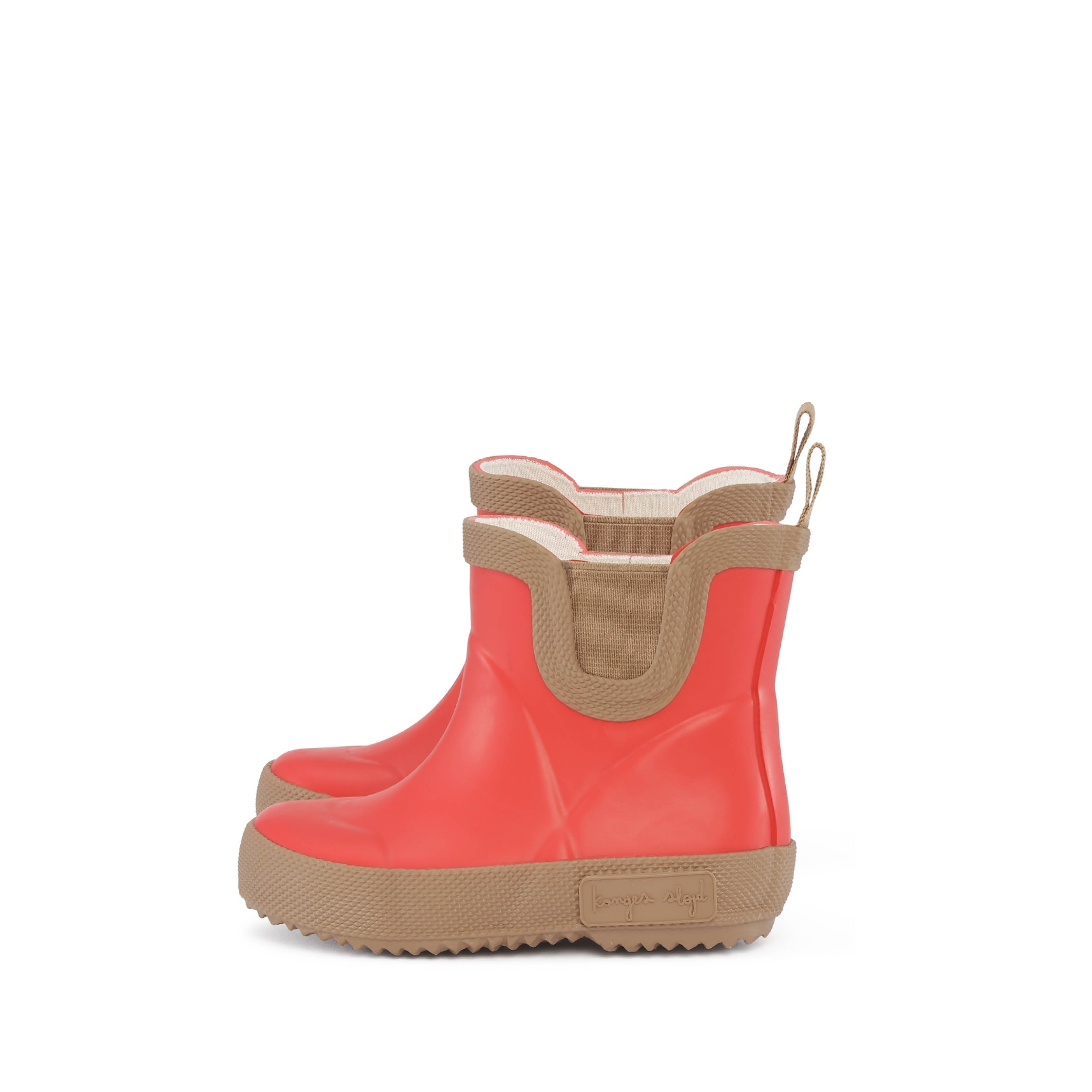 Gummistiefel in fiery red