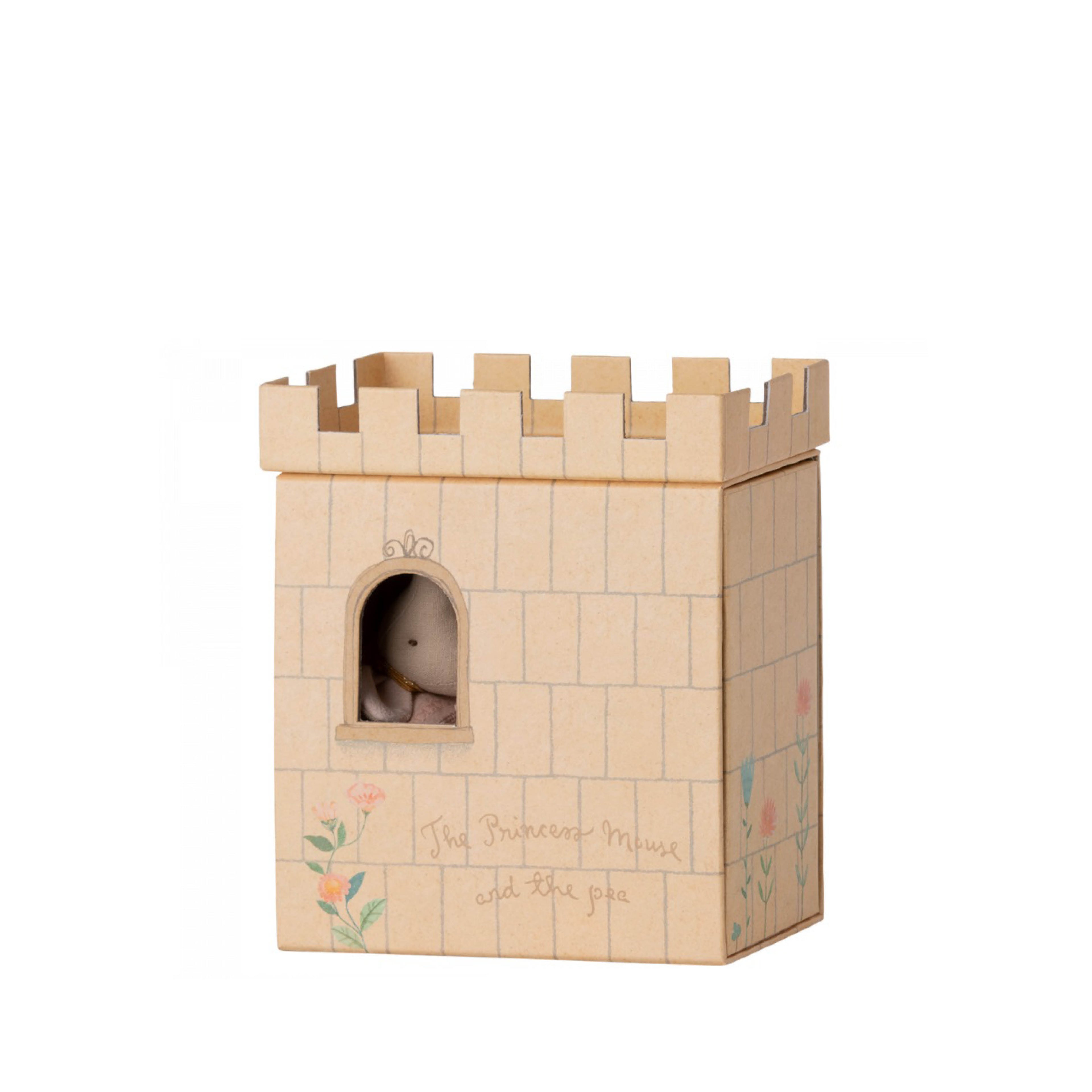 Mäuseburg, Prinzessin auf der Erbse in rosa