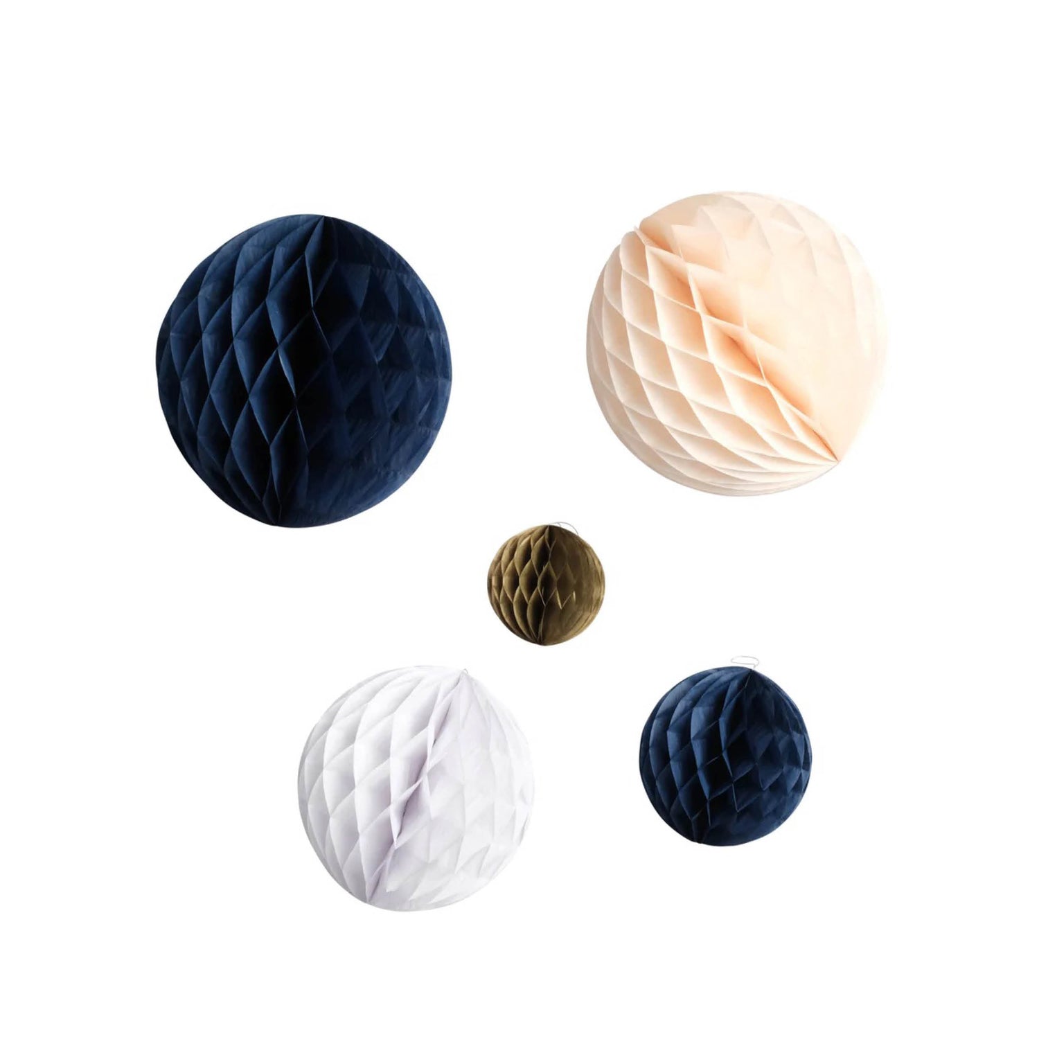 Deko Wabenbälle in seaside