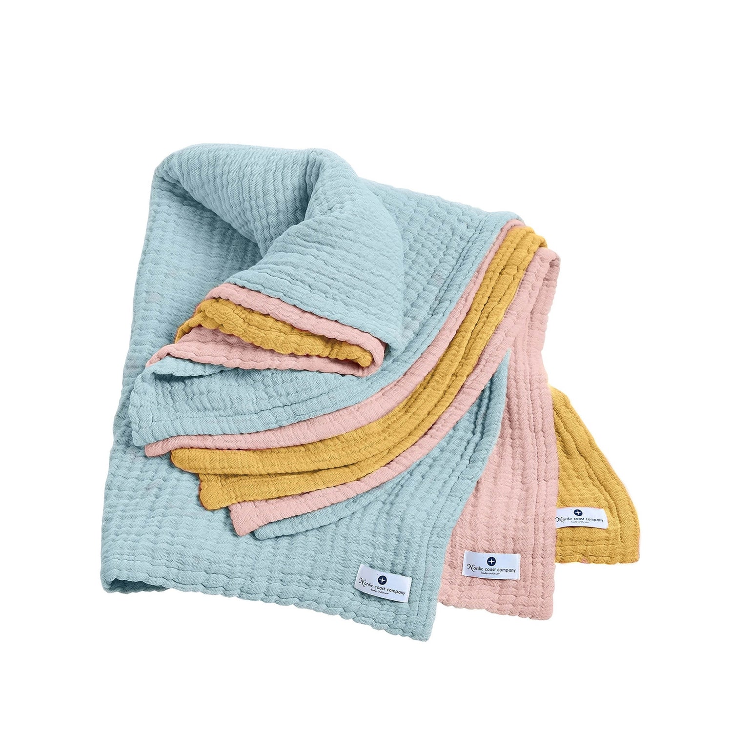 Muslin Baby Blanket in old rose