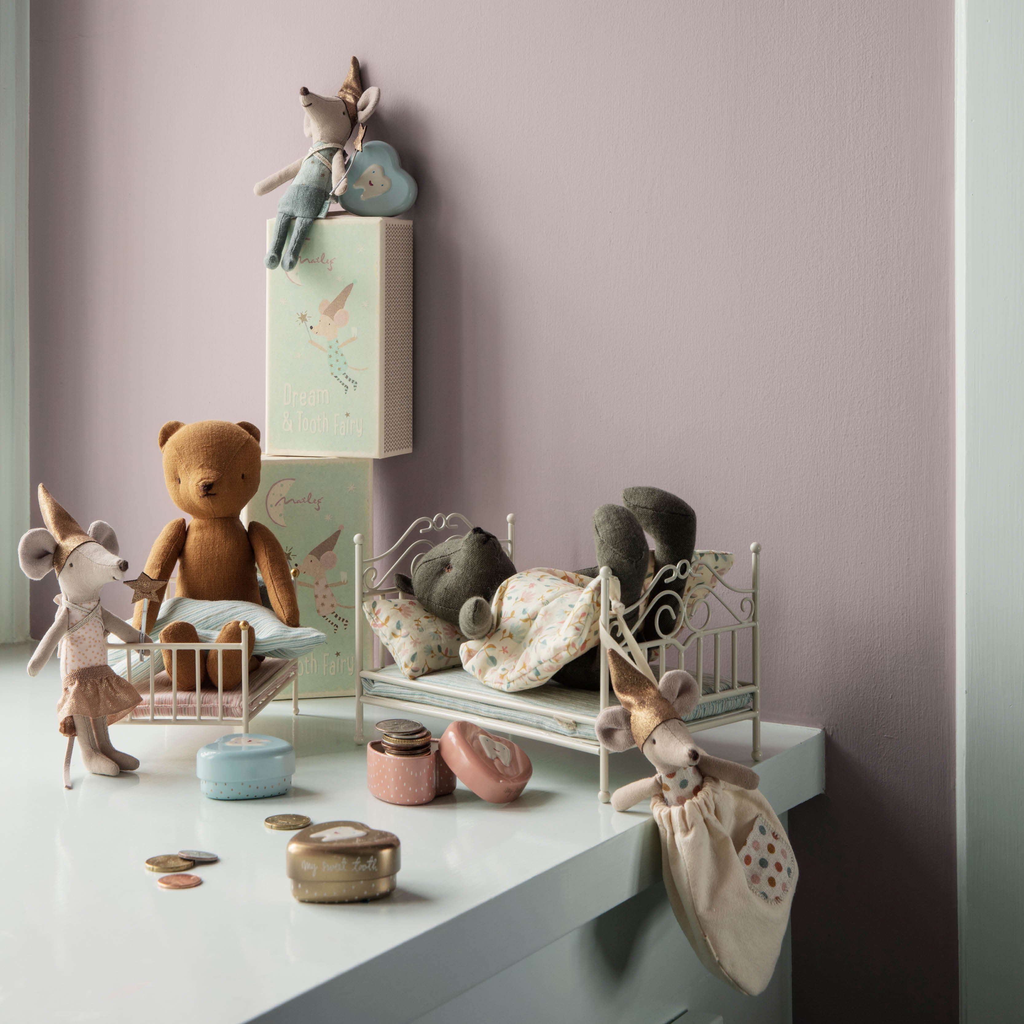 Teddy Mama von Maileg aus Baumwolle und Leinen bei kinder & konsorten auf der Lindemannstr 1 in 40237 Düsseldorf erhältlich