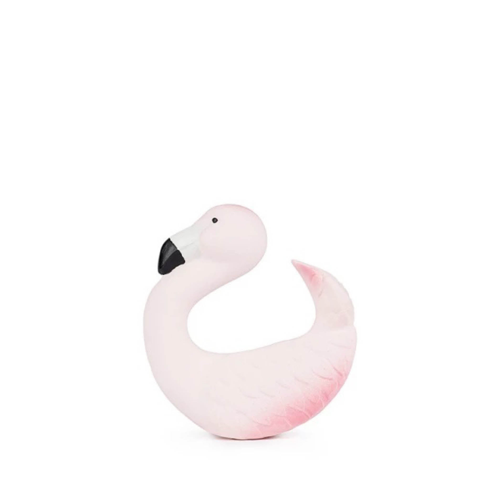 Baby Beißring Teether Armband Sky der Flamingo aus Naturkautschuk und von Hand bemalt mit speiseechten Farben - 100% natürlich von Oli und Carol bei kinder und konsorten Düsseldorf