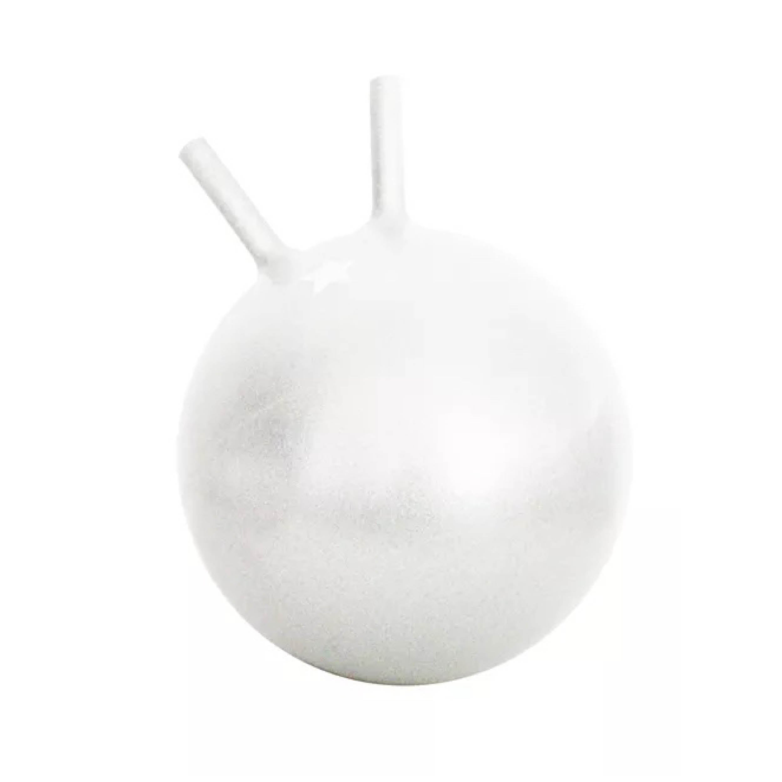 Hüpfball in silber glitzer