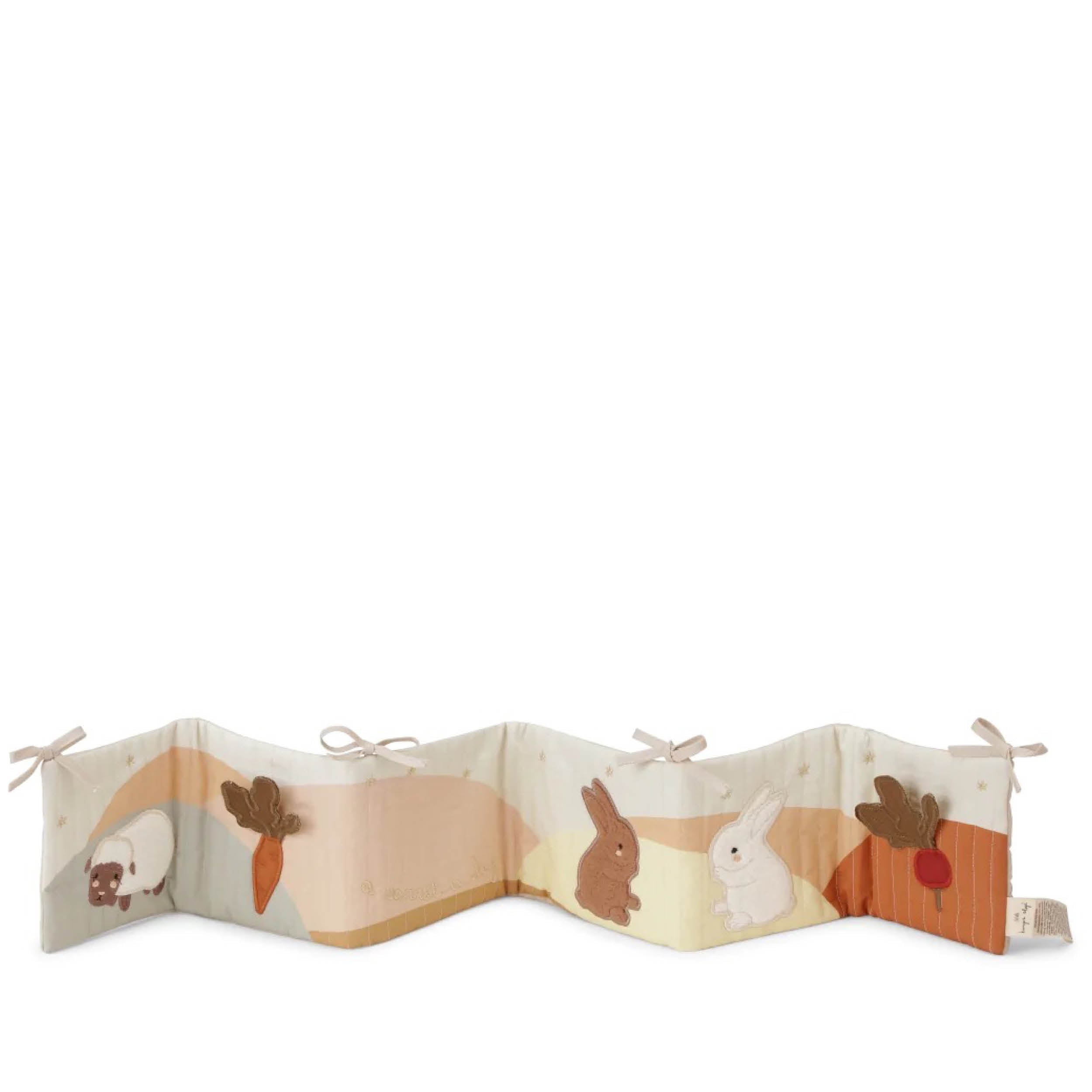 Stoffbuch Hase in multi