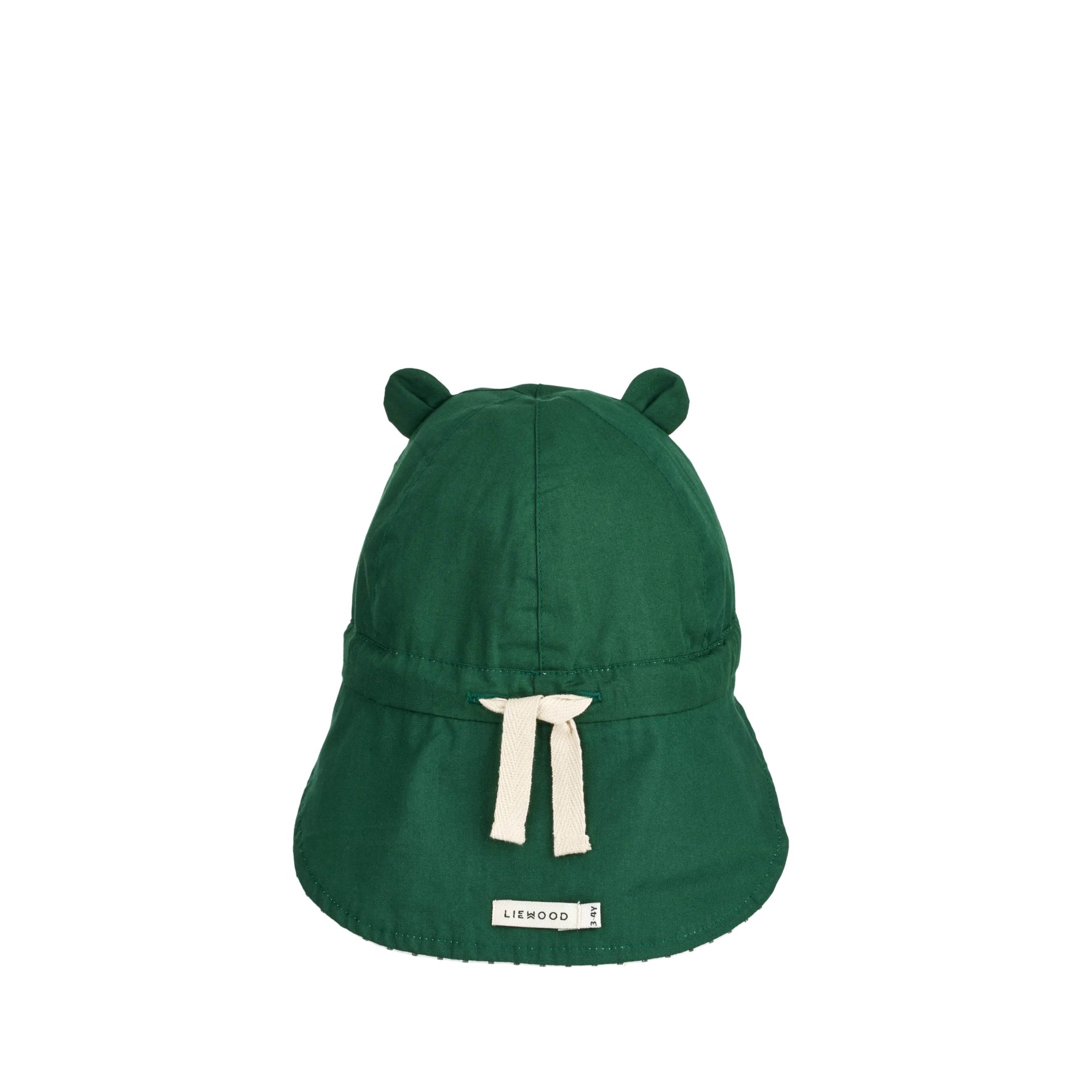 Sonnenhut Gorm in garden green/creme de la creme gestreift