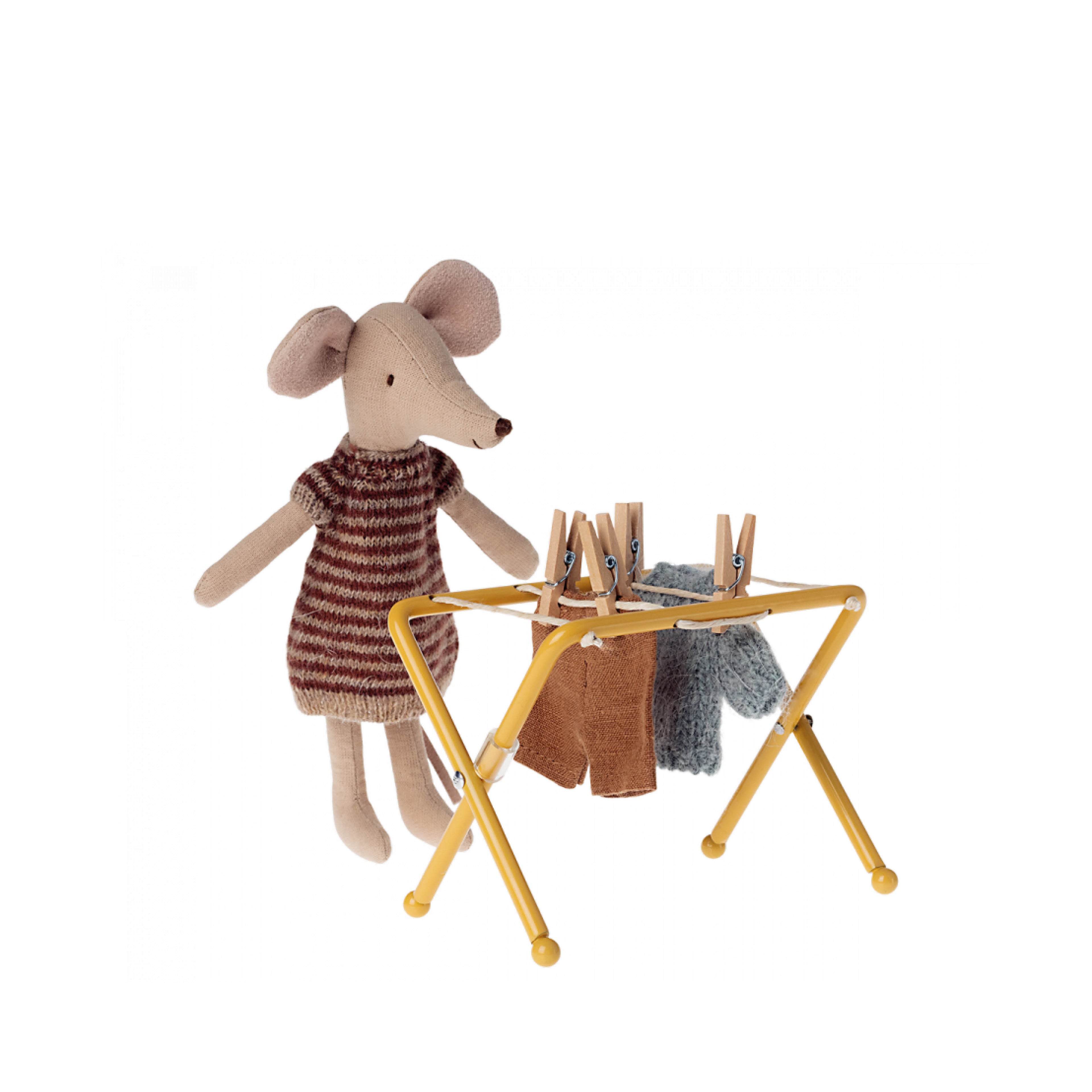 Mice Drying rack with Clothespins