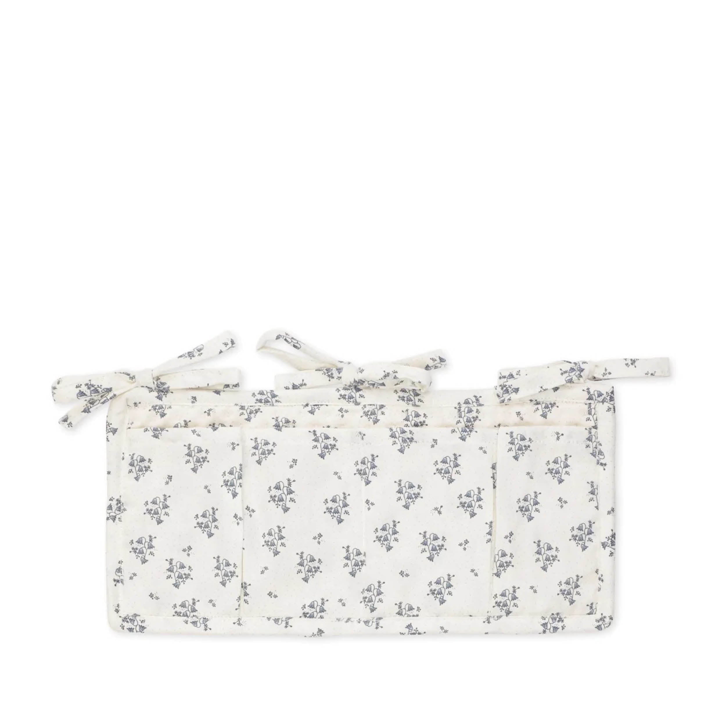Betttasche in clochette bleue