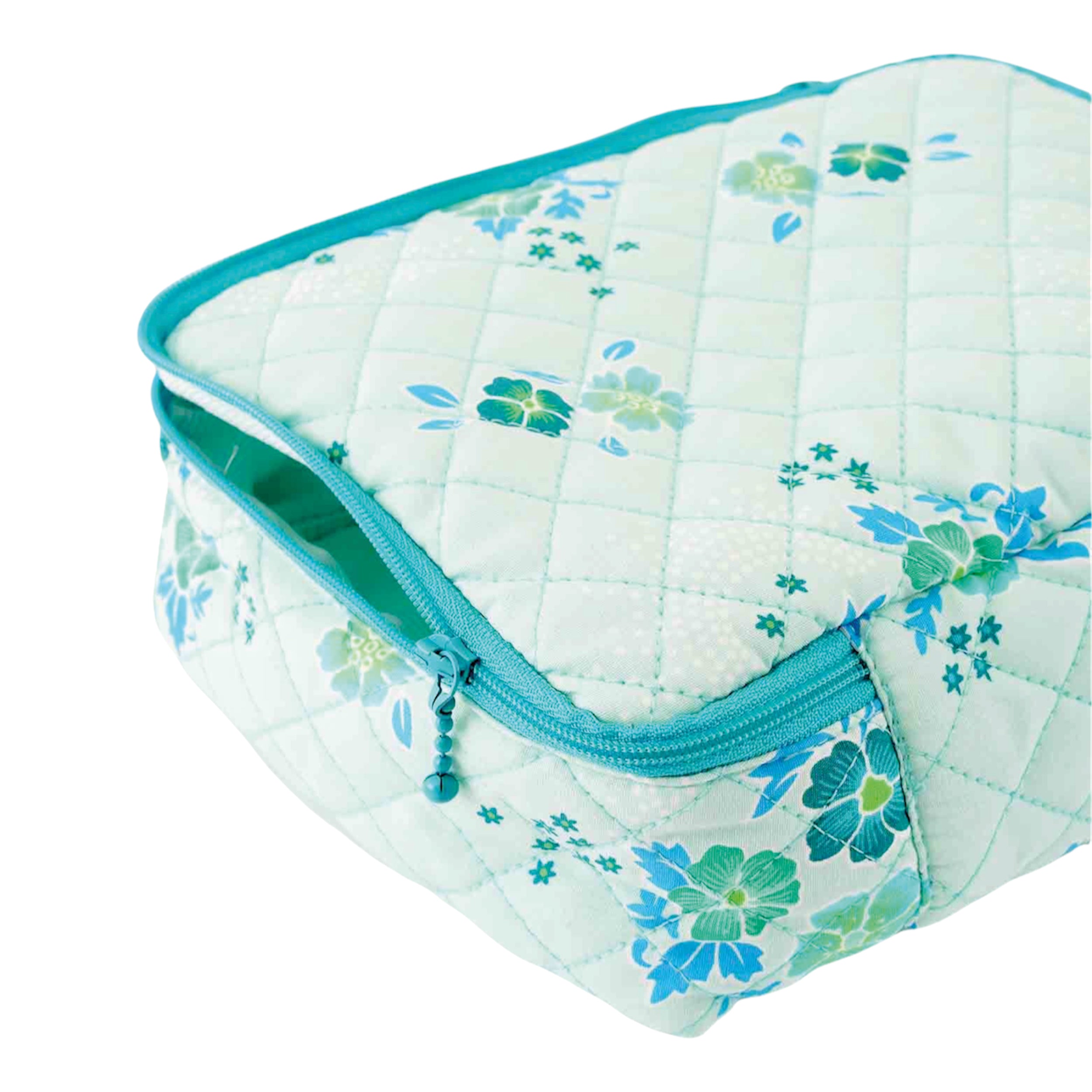 Kulturtasche in folksy bleu