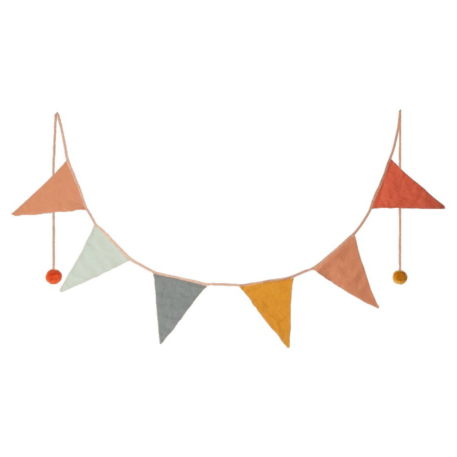Girlande mit 6 Fähnchen