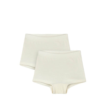 Set of 2, Shorties in cream