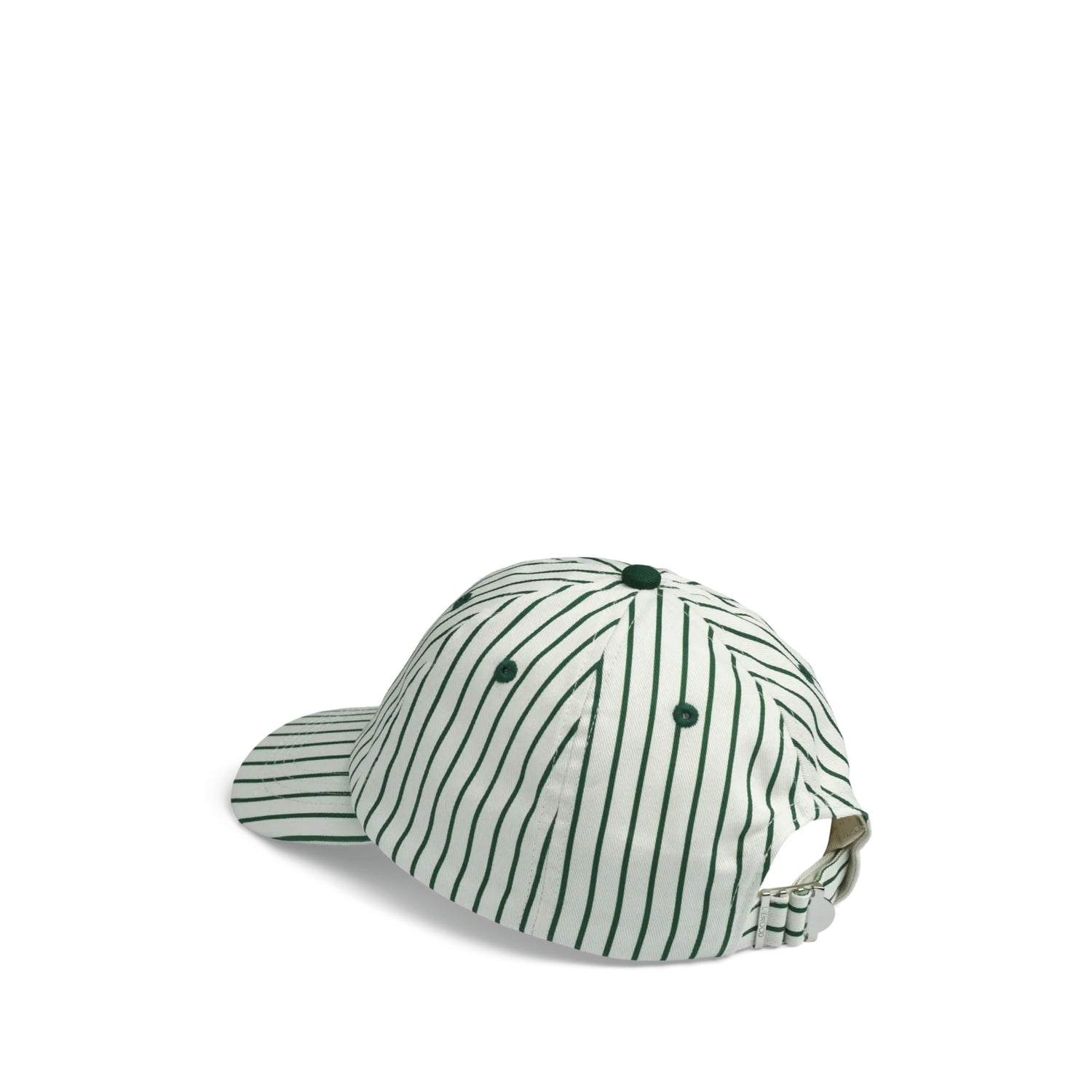 Danny Cap in garden green/creme de la creme striped