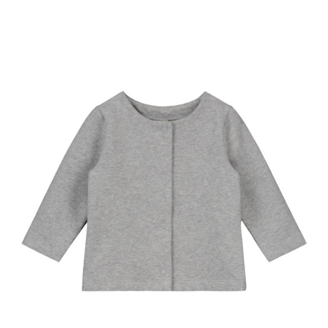 Cardigan bébé en gris chiné