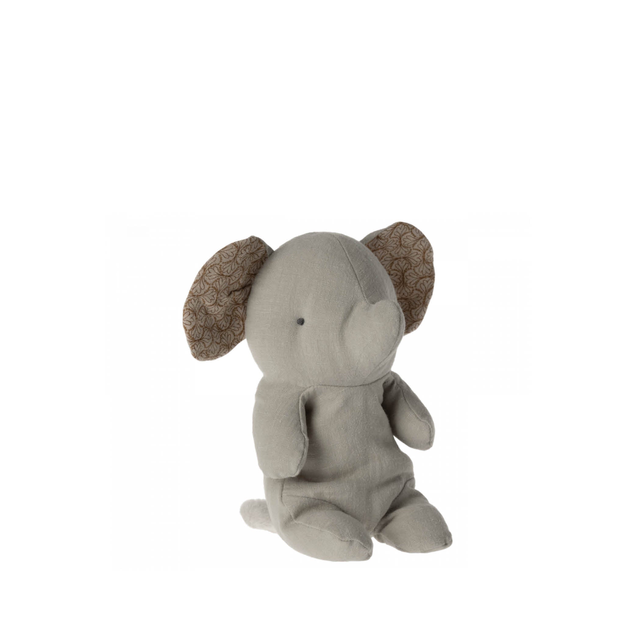 Small Cuddly Elephant in grey