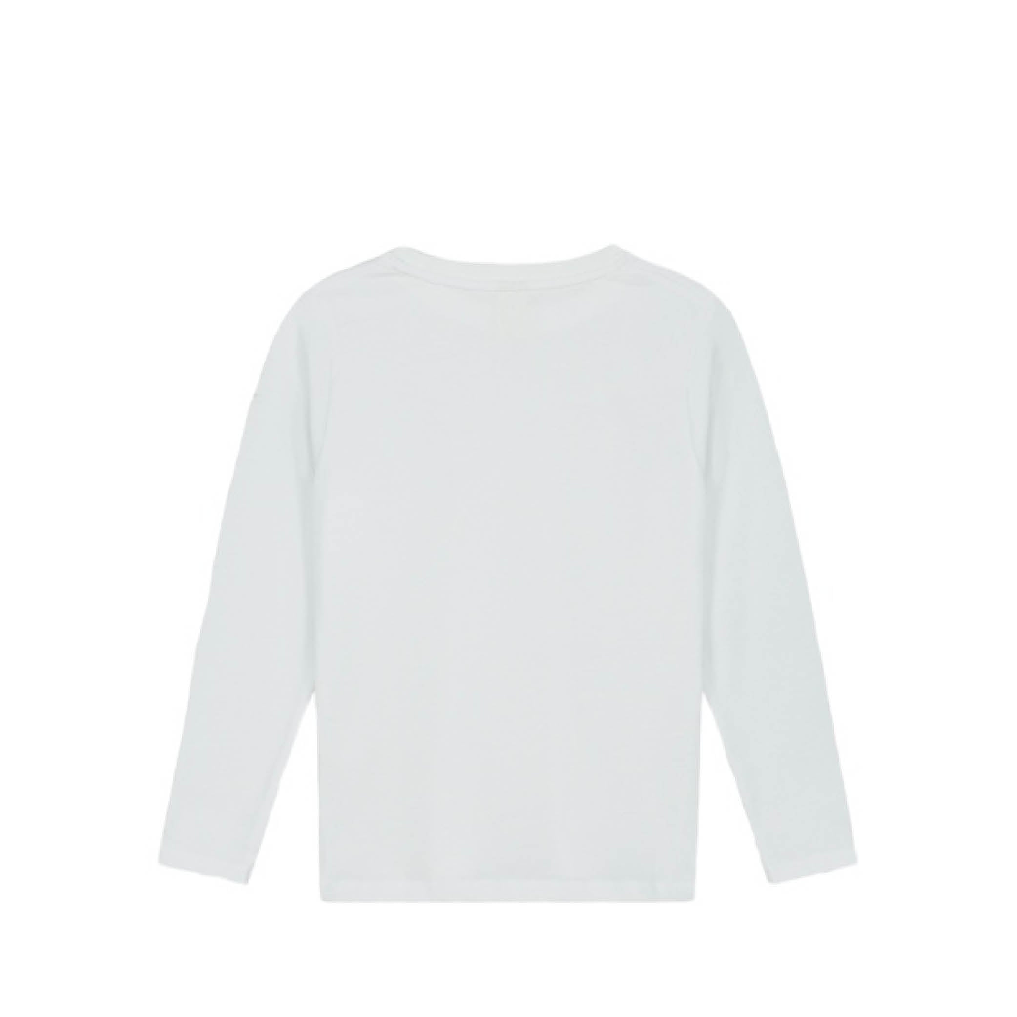 Langärmliges T-Shirt in white